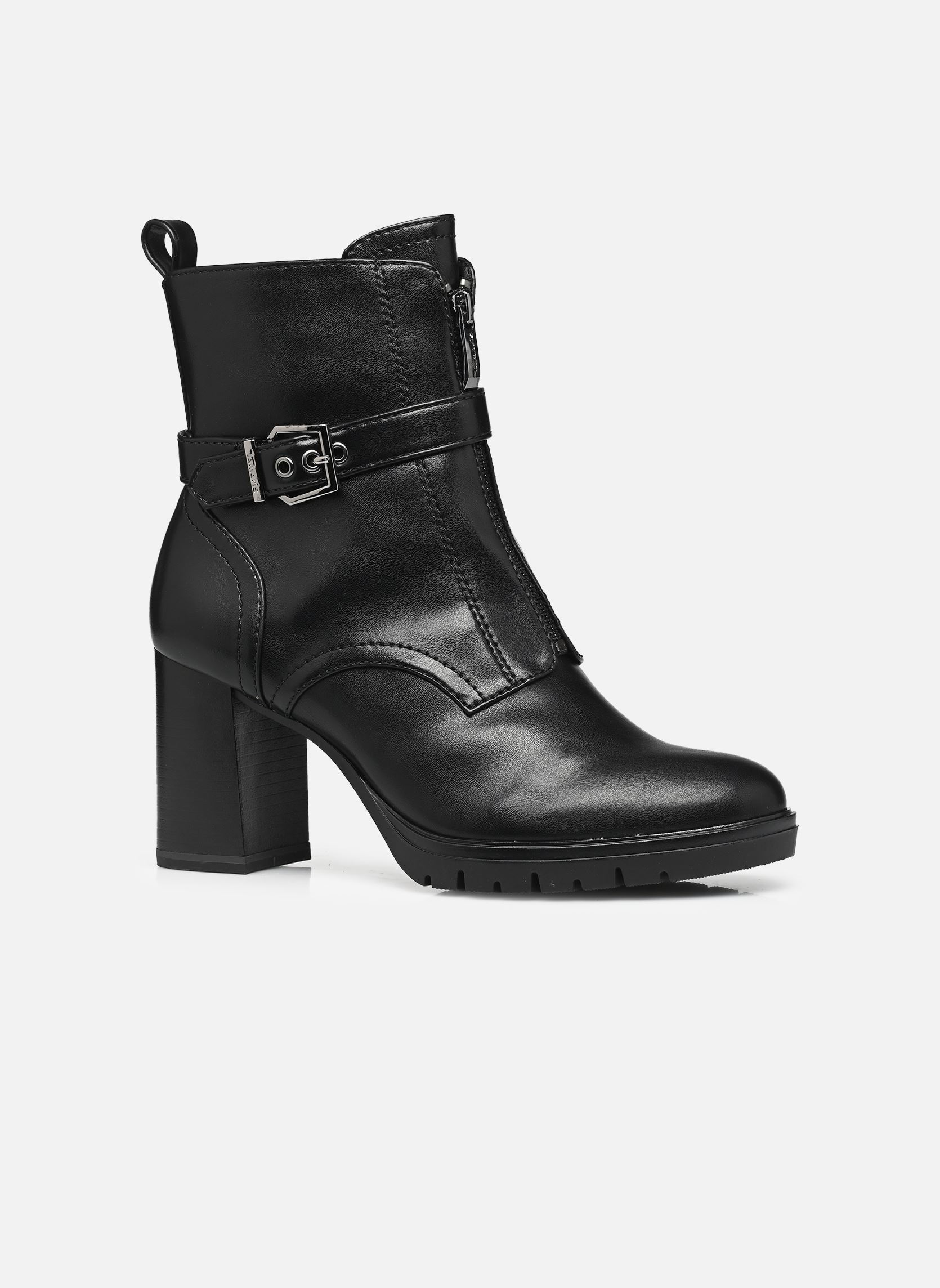 Enkellaarzen en boots 25380-45 dames zwart Tamaris Enkellaarzen en boots 25380-45 dames zwart BLACK