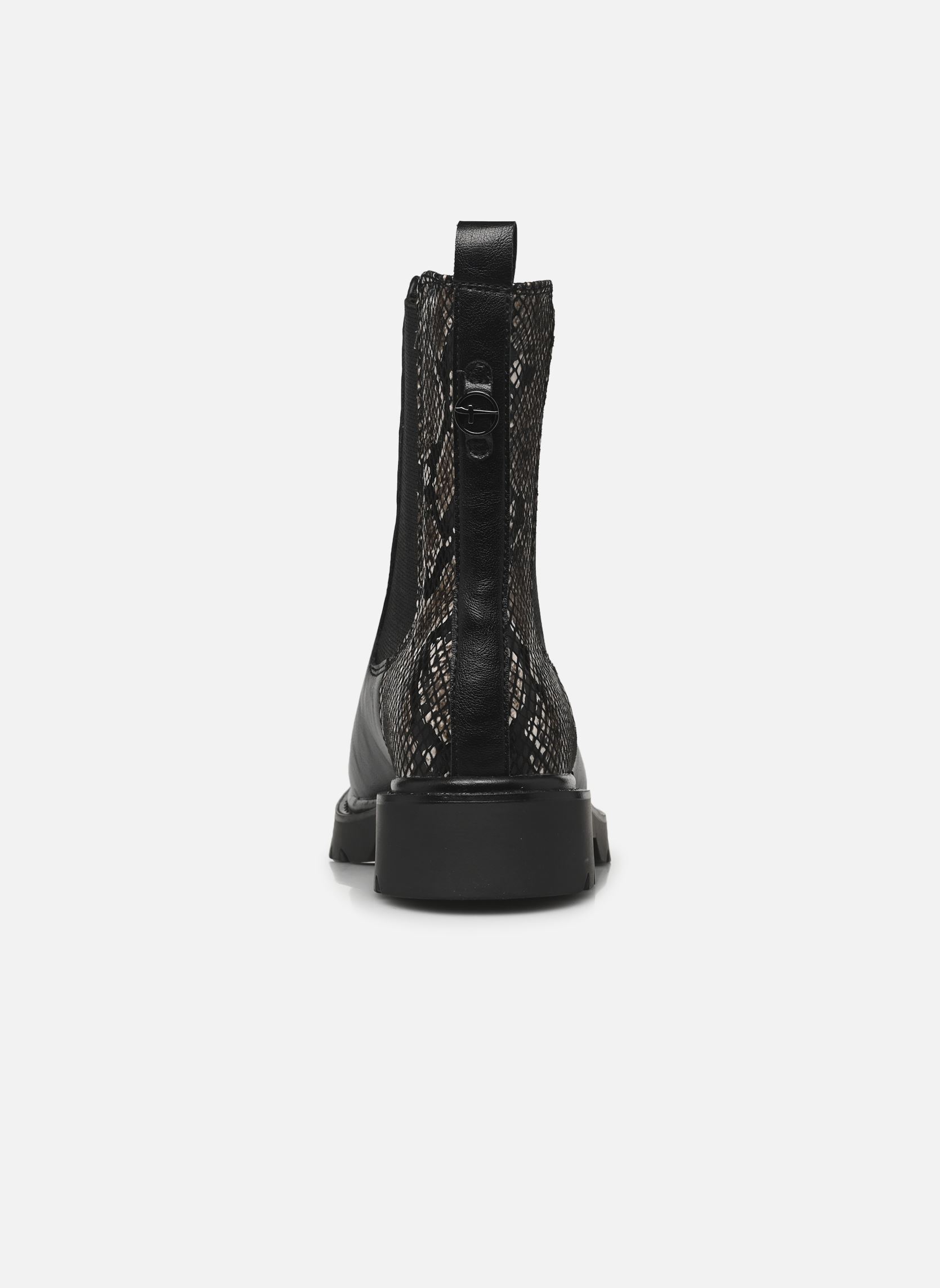 Niedrige Ankle Boots 25411-45 damen schwarz Tamaris Niedrige Ankle Boots 25411-45 damen schwarz BLACK SNAKE