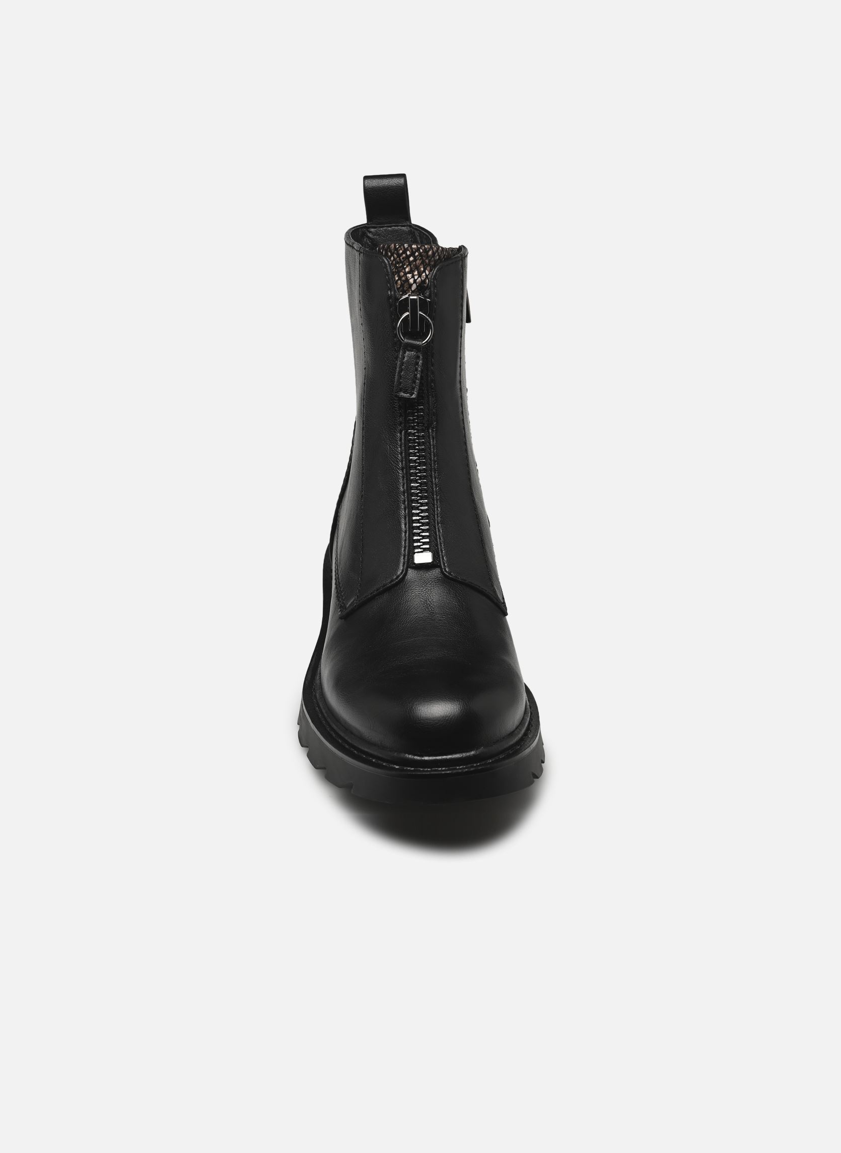 Enkellaarzen en boots 25412-45 dames zwart Tamaris Enkellaarzen en boots 25412-45 dames zwart BLACK SNAKE