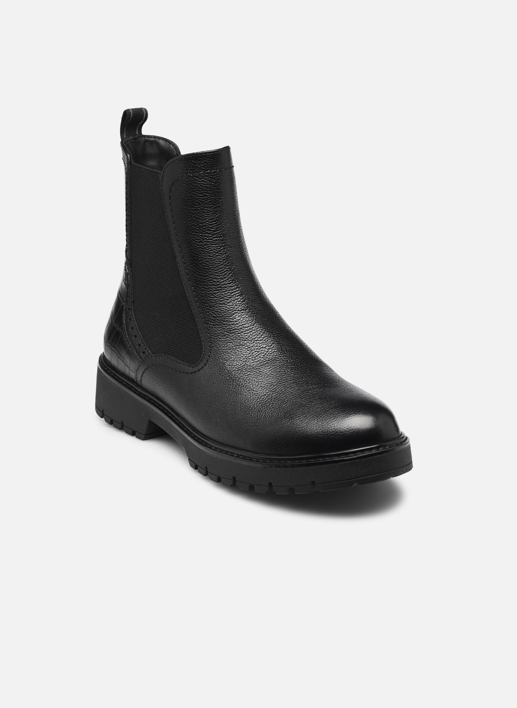 Bottines et boots 25466-45 femme noir Tamaris Bottines et boots 25466-45 femme noir BLACK LEATHER