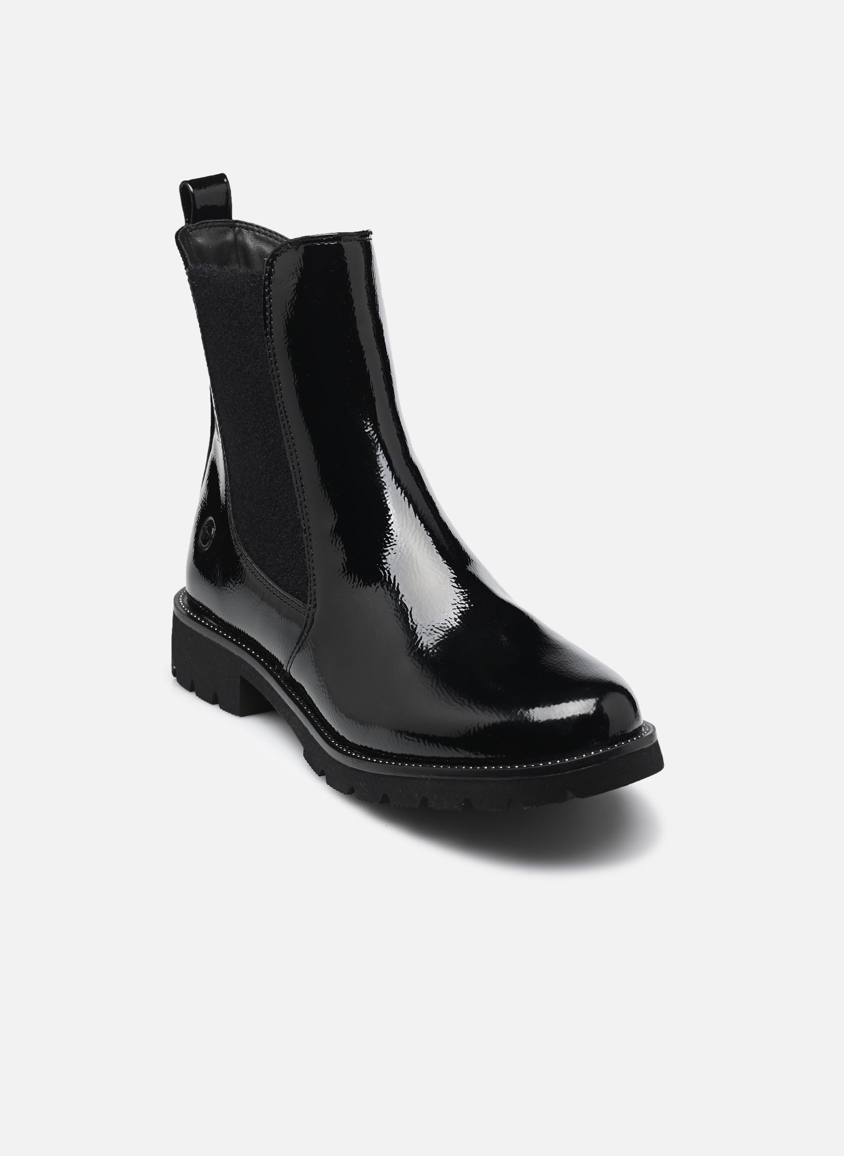 Bottines basses 25483-45 femme noir Tamaris Bottines basses 25483-45 femme noir BLACK PATENT