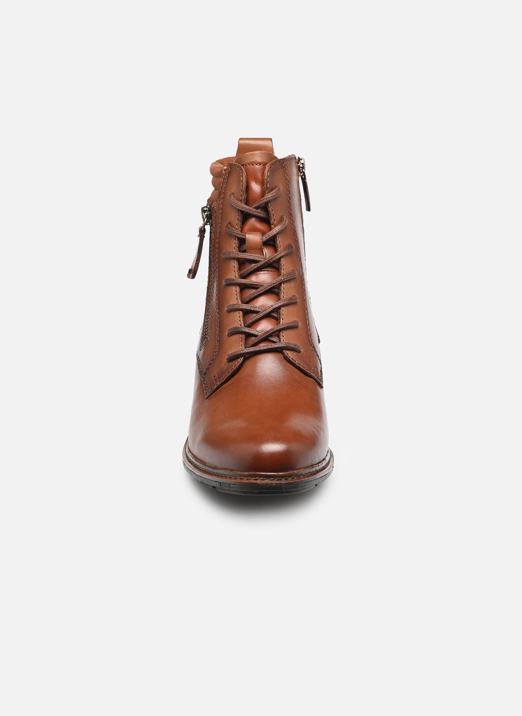 Geschnürte Stiefeletten 25910-45 damen braun Tamaris Geschnürte Stiefeletten 25910-45 damen braun COGNAC