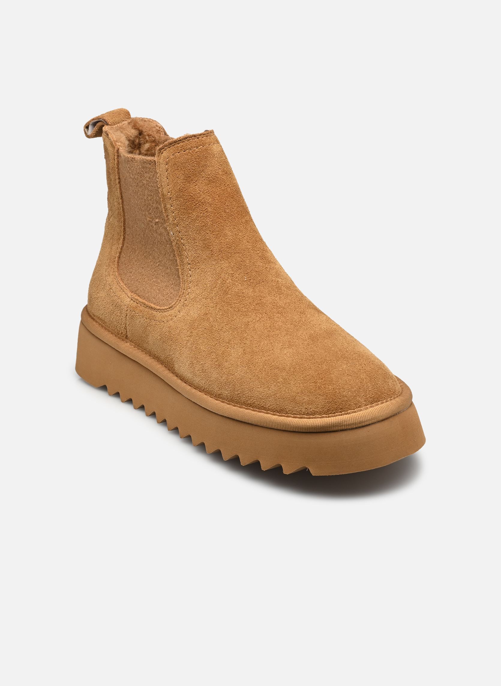 Bottines fourrées 26419-45 femme marron Tamaris Bottines fourrées 26419-45 femme marron CAMEL