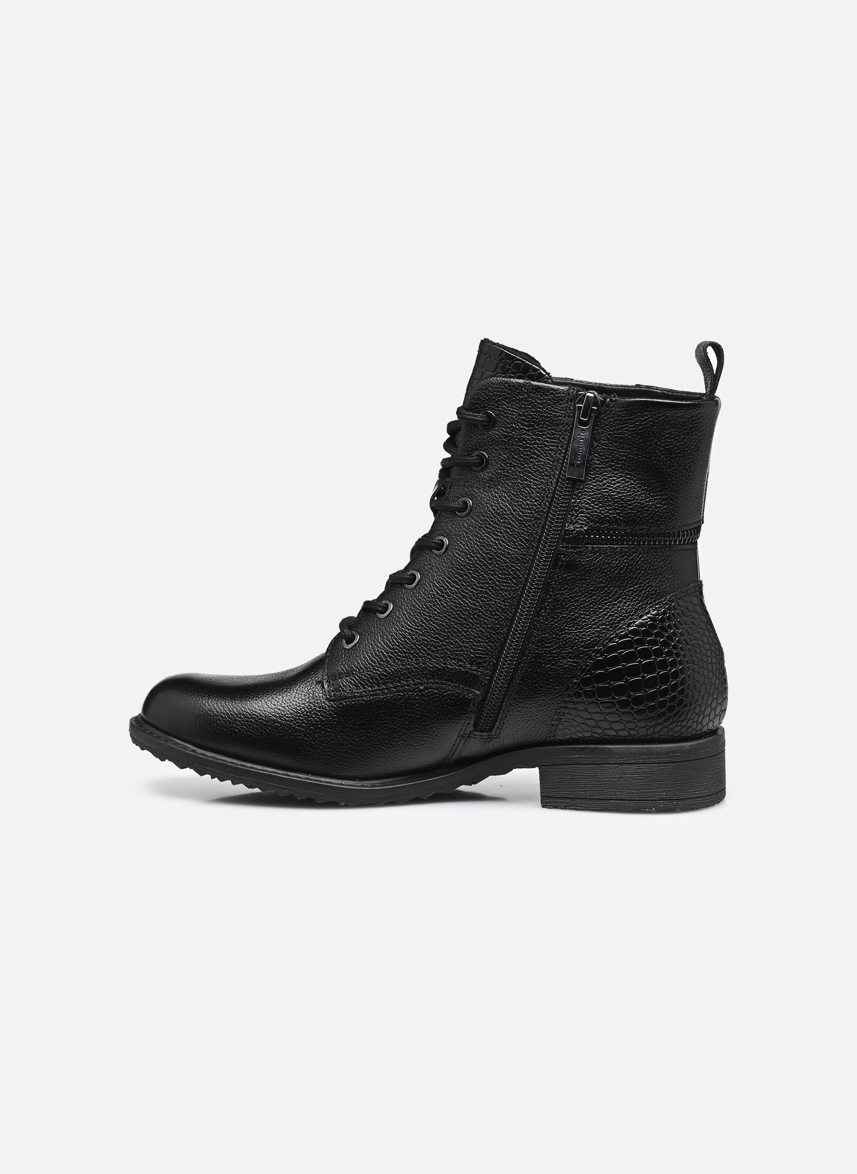 Geschnürte Stiefeletten 25273-45 damen schwarz Tamaris Geschnürte Stiefeletten 25273-45 damen schwarz BLACK