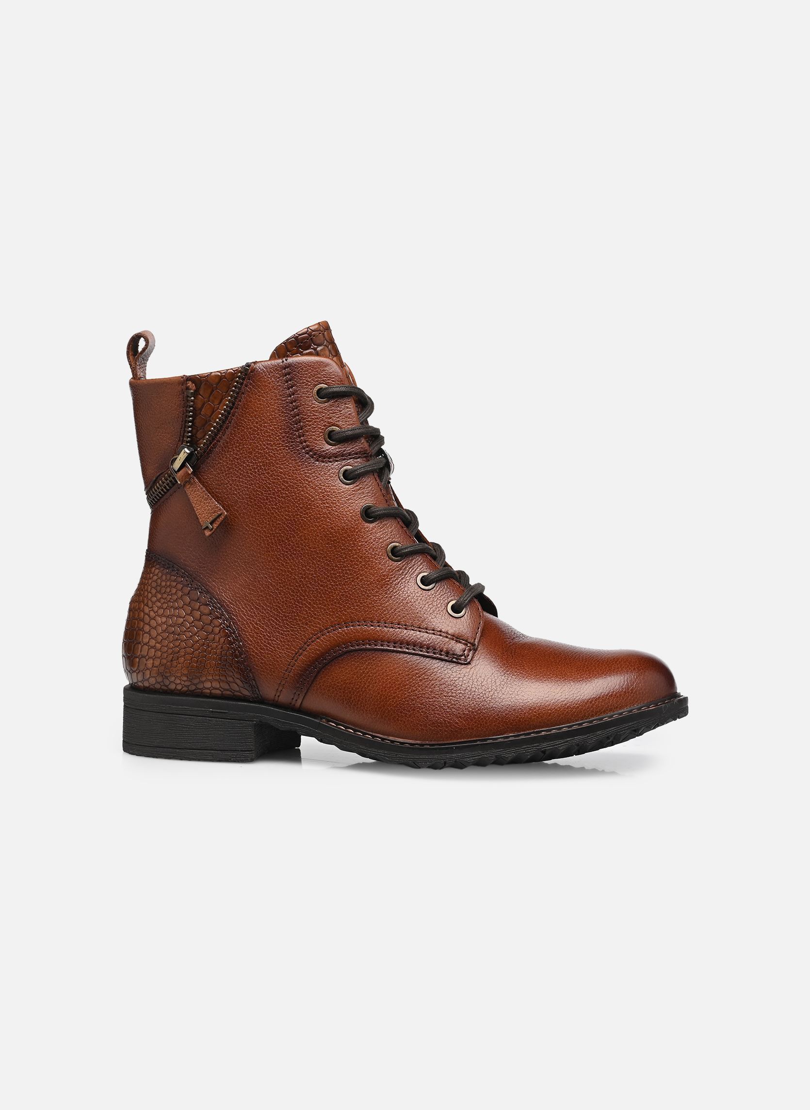 Veterlaarsjes 25273-45 dames bruin Tamaris Veterlaarsjes 25273-45 dames bruin COGNAC