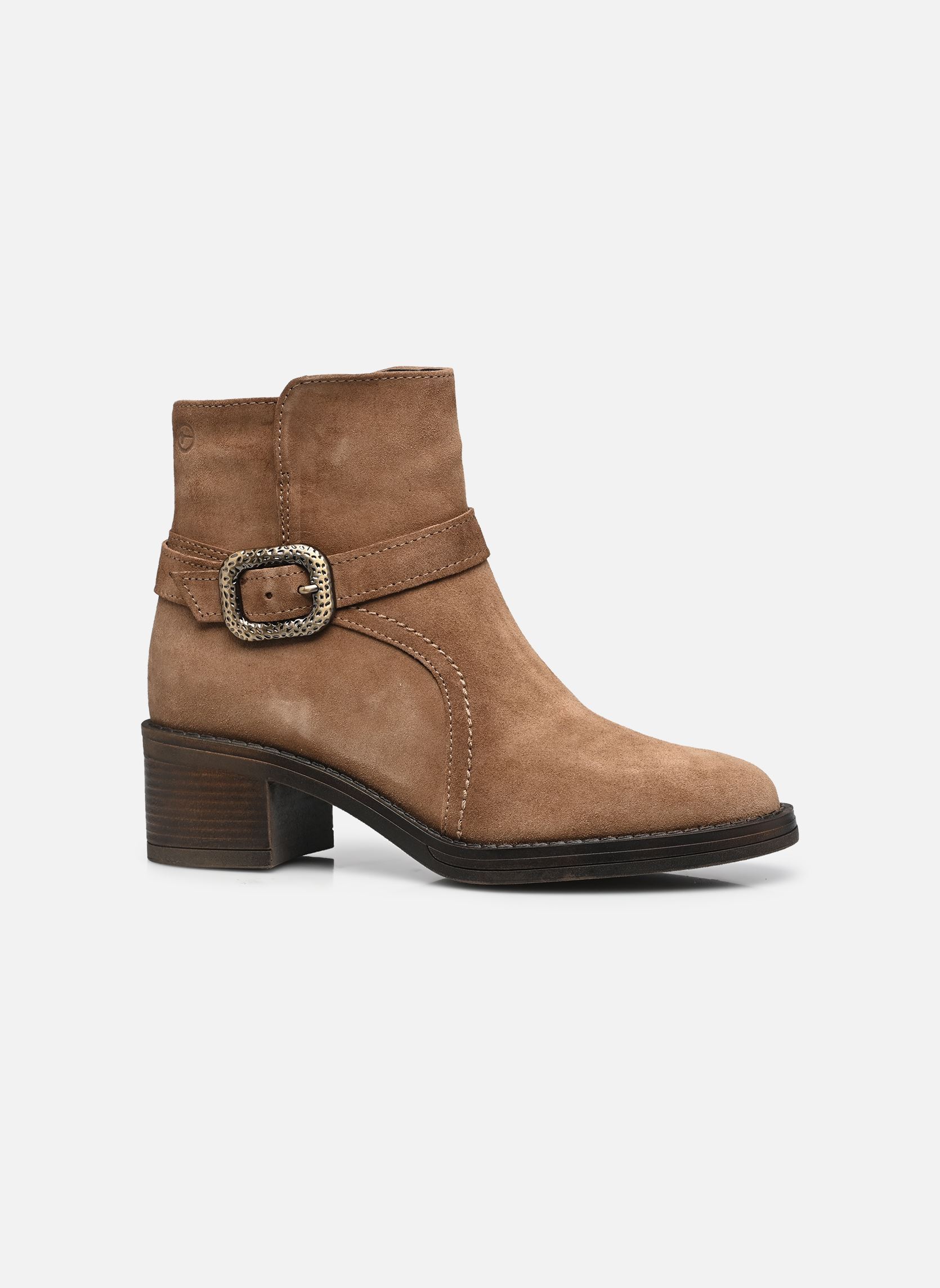 Niedrige Ankle Boots 25304-45 damen braun Tamaris Niedrige Ankle Boots 25304-45 damen braun BROWN