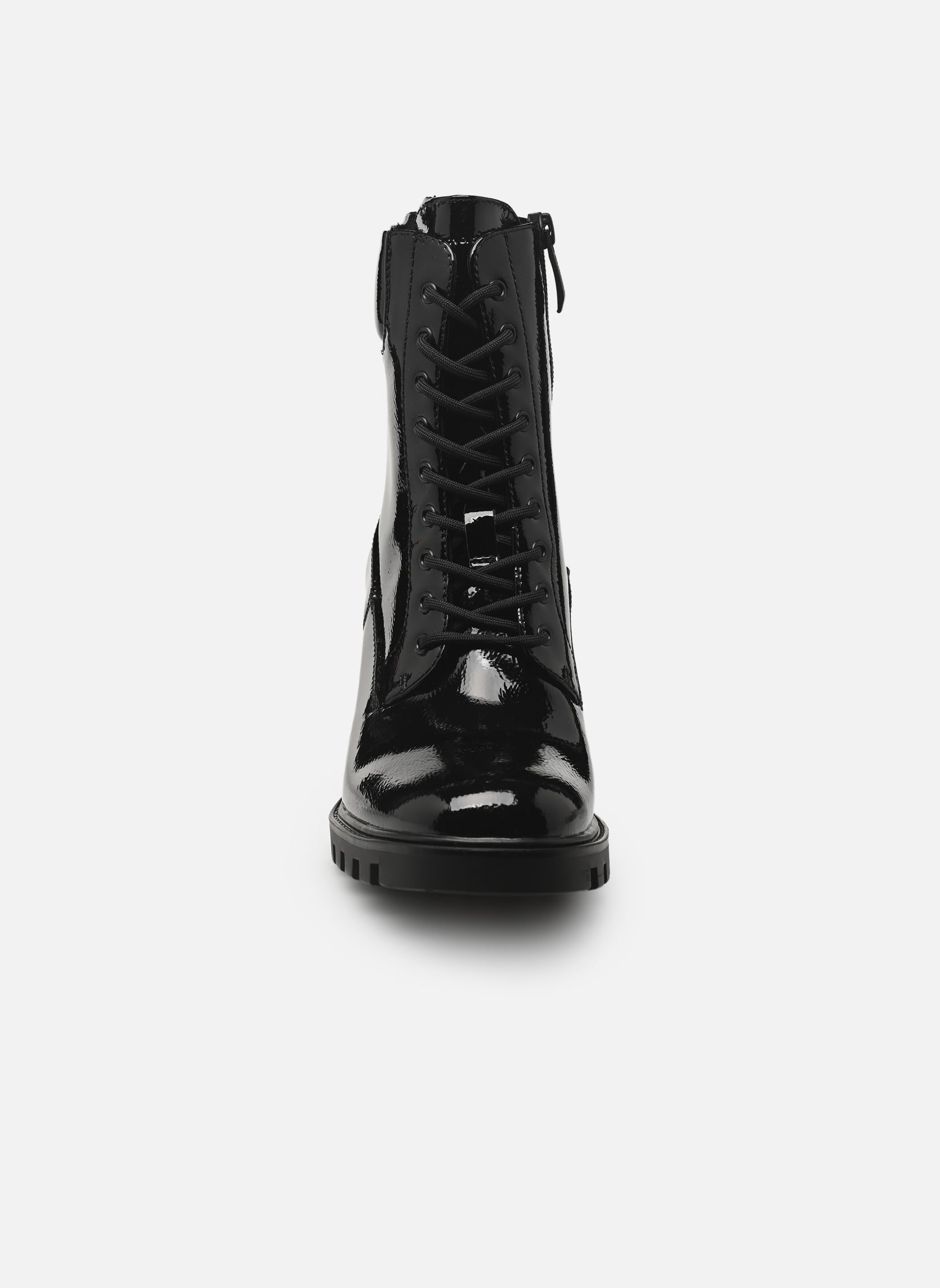 Geschnürte Stiefeletten 25132-45 damen schwarz Tamaris Geschnürte Stiefeletten 25132-45 damen schwarz BLACK PATENT