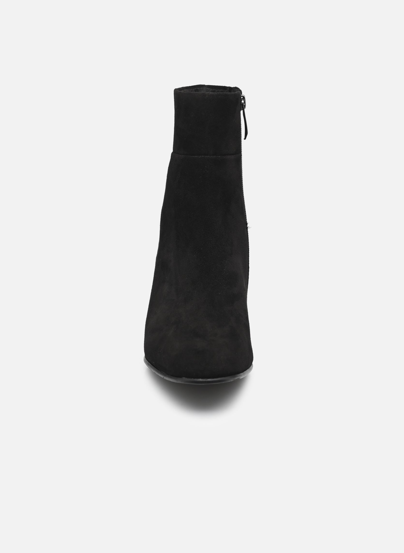 Enkellaarzen en boots 25341-45 dames zwart Tamaris Enkellaarzen en boots 25341-45 dames zwart BLACK SUEDE