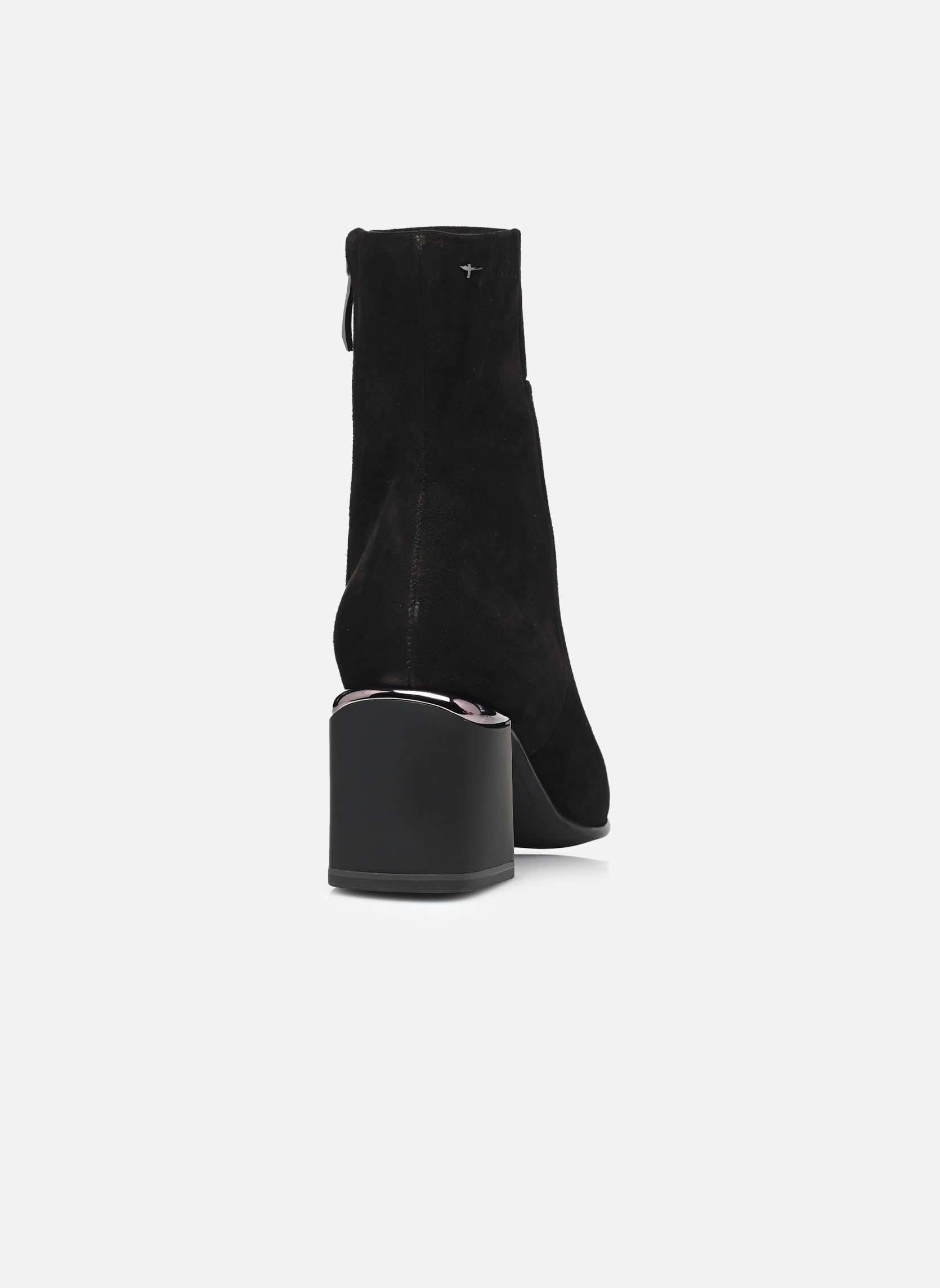 Enkellaarzen en boots 25341-45 dames zwart Tamaris Enkellaarzen en boots 25341-45 dames zwart BLACK SUEDE