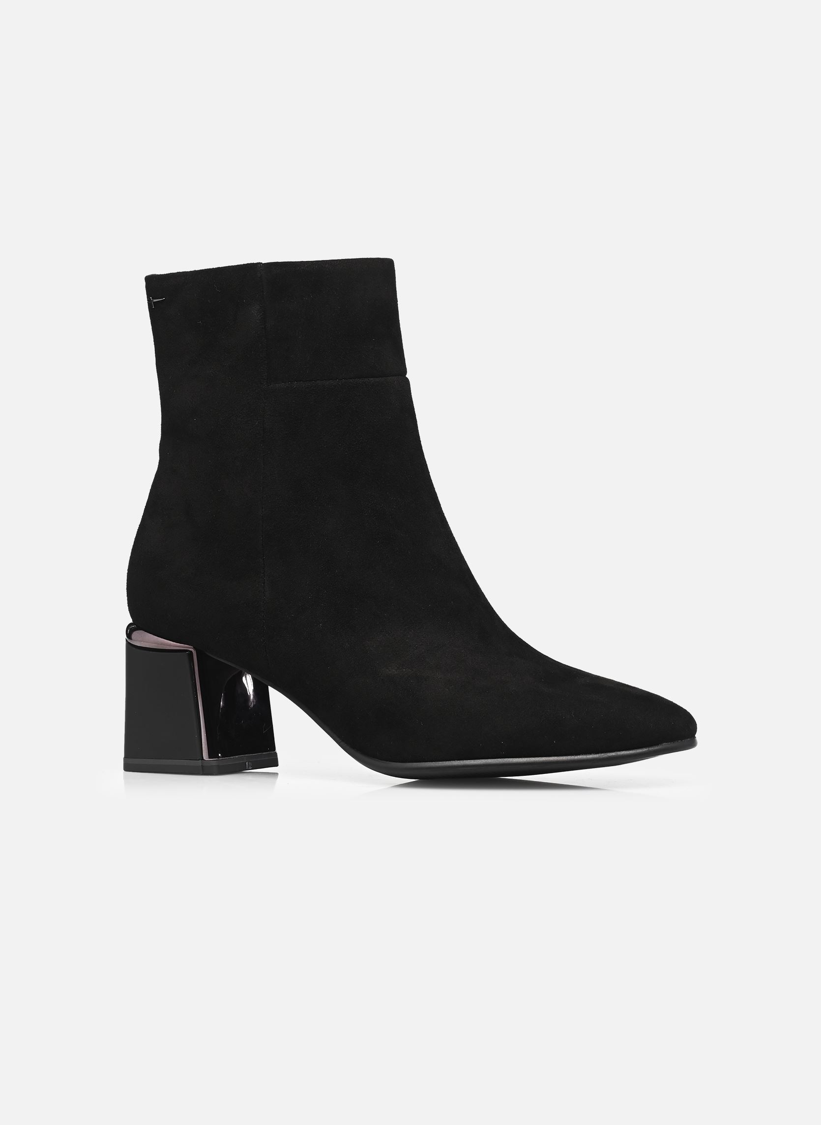 Enkellaarzen en boots 25341-45 dames zwart Tamaris Enkellaarzen en boots 25341-45 dames zwart BLACK SUEDE