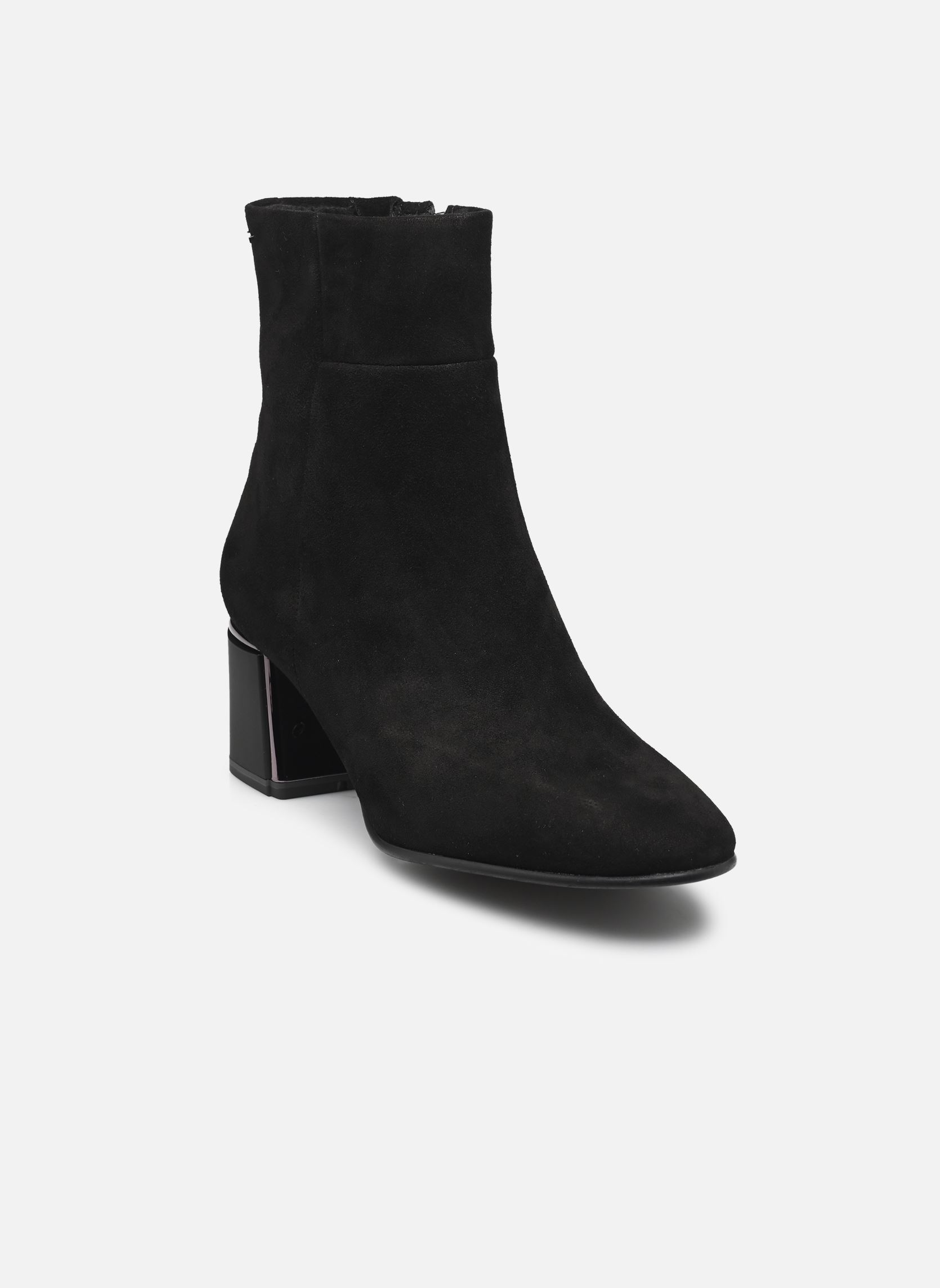 Enkellaarzen en boots 25341-45 dames zwart Tamaris Enkellaarzen en boots 25341-45 dames zwart BLACK SUEDE