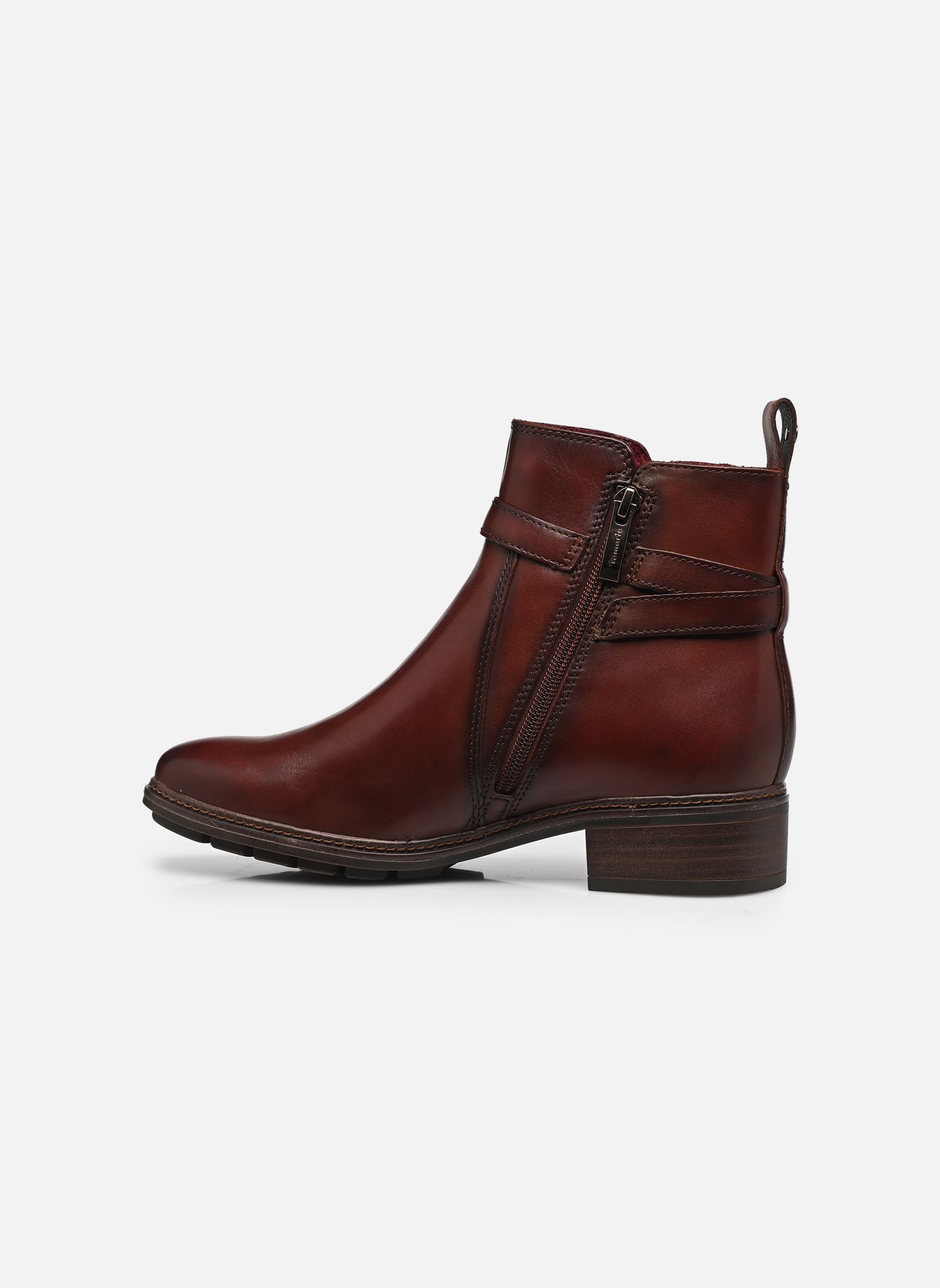 Bottines et boots 25391-45 femme marron Tamaris Bottines et boots 25391-45 femme marron COGNAC LEATHER