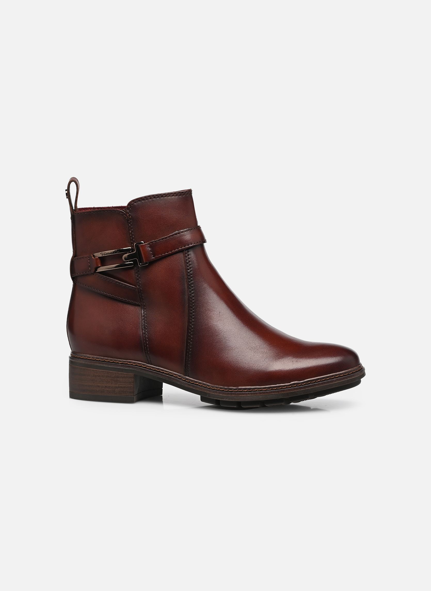 Bottines et boots 25391-45 femme marron Tamaris Bottines et boots 25391-45 femme marron COGNAC LEATHER