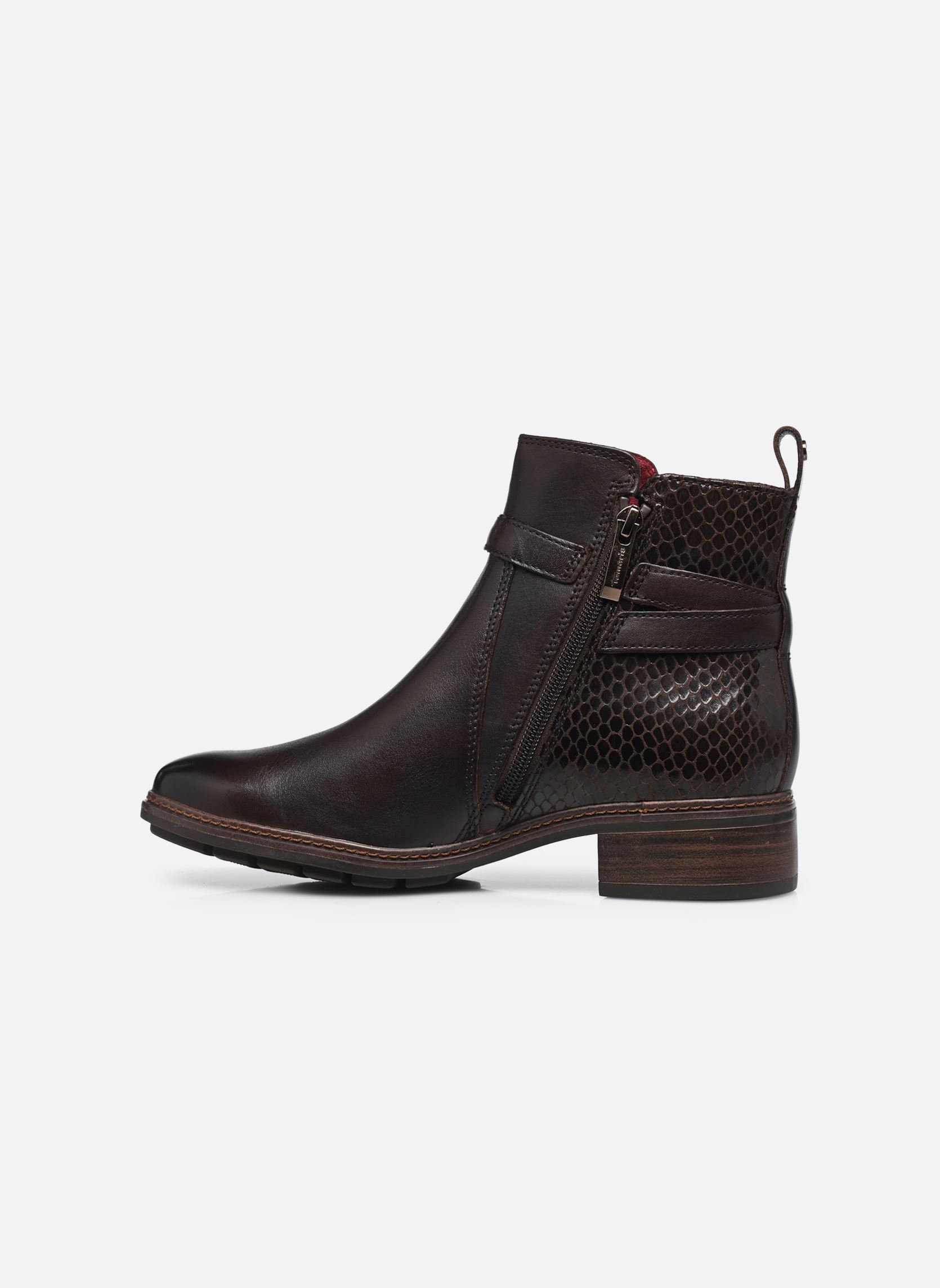 Bottines et boots 25391-45 femme marron Tamaris Bottines et boots 25391-45 femme marron MOCCA COMB