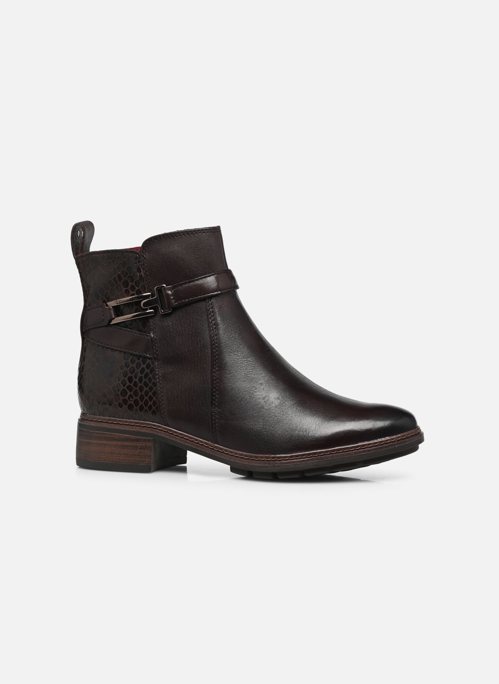Bottines et boots 25391-45 femme marron Tamaris Bottines et boots 25391-45 femme marron MOCCA COMB