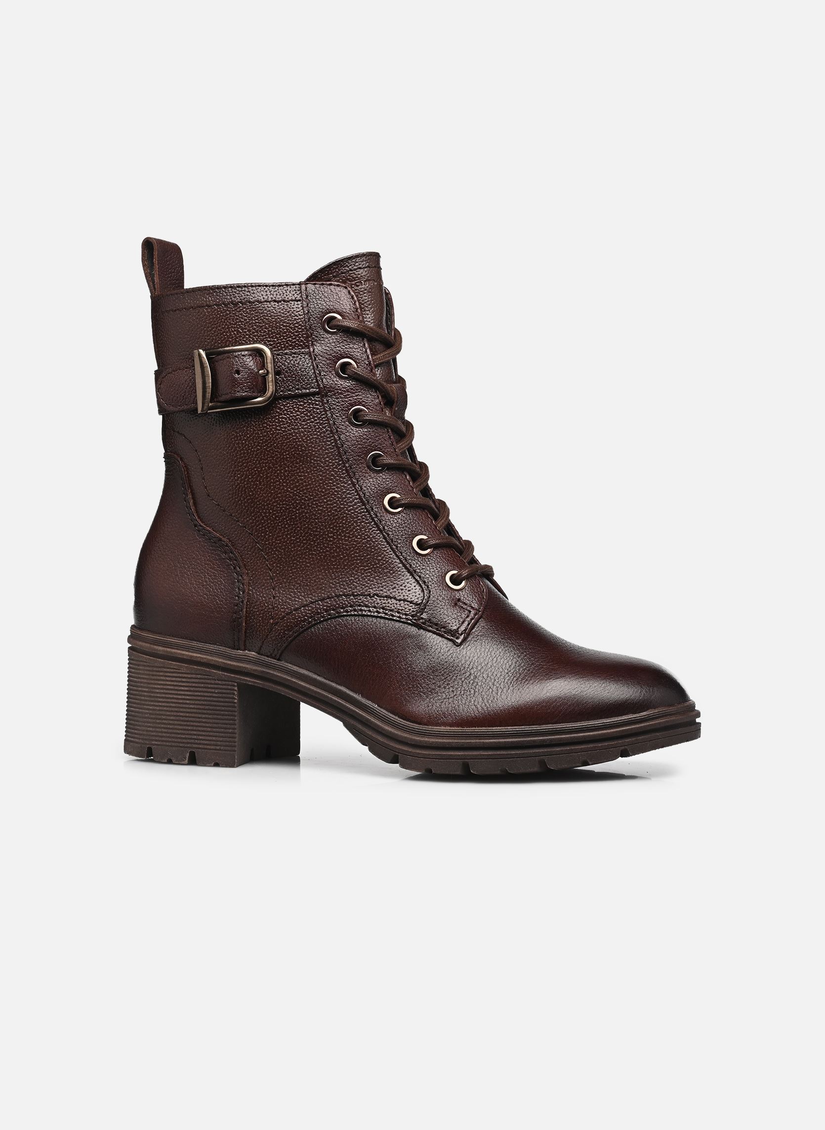 Geschnürte Stiefeletten 25907-45 damen braun Tamaris Geschnürte Stiefeletten 25907-45 damen braun MOCCA