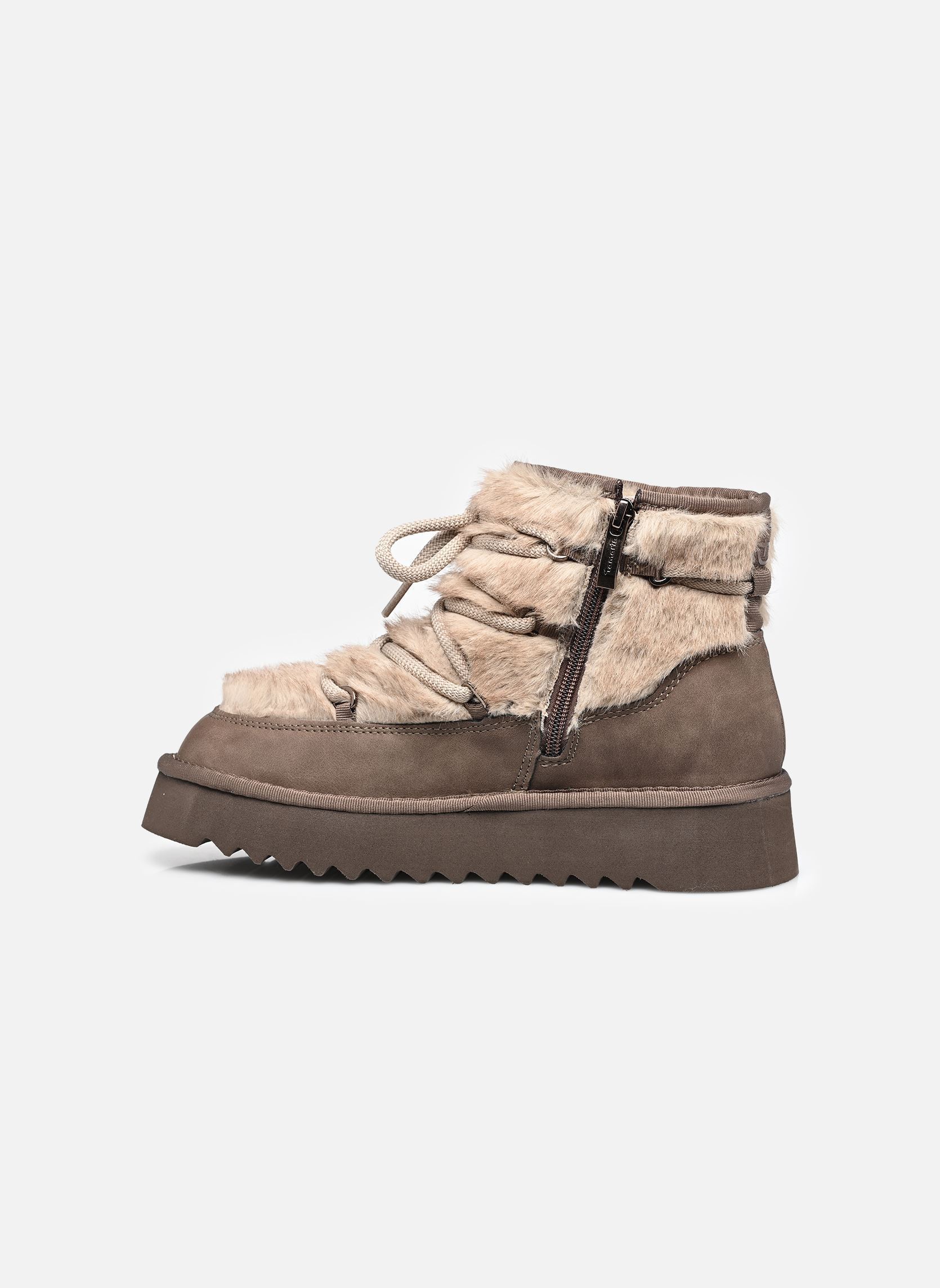Bottines fourrées 26475-45 femme beige Tamaris Bottines fourrées 26475-45 femme beige TAUPE