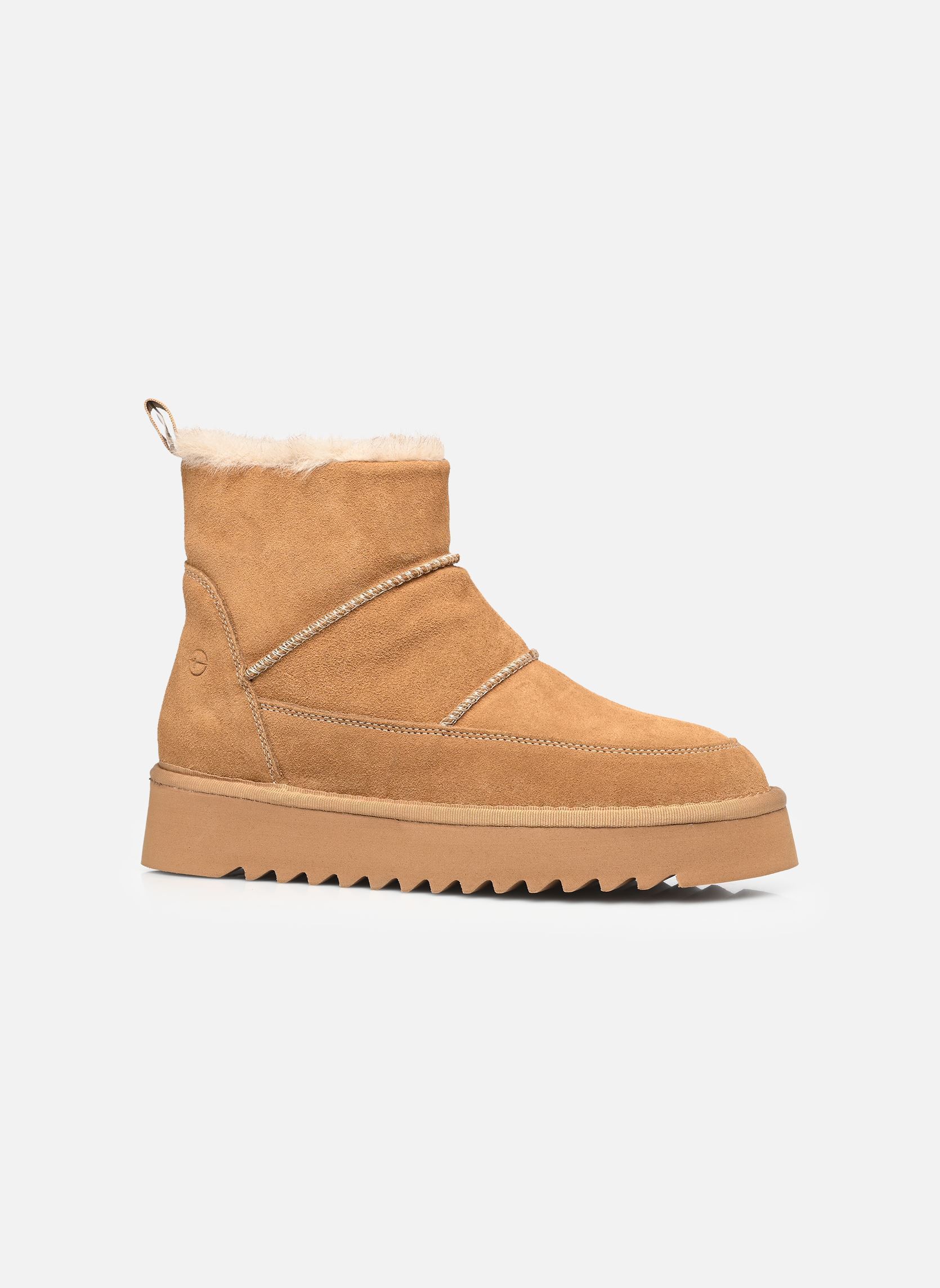 Bottines fourrées 26478-45 femme marron Tamaris Bottines fourrées 26478-45 femme marron CAMEL