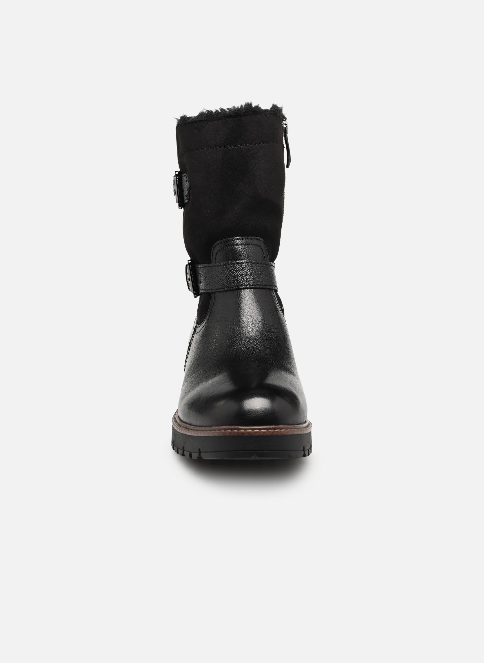 Gevoerde enkellaarsjes 26820-45 dames zwart Tamaris Gevoerde enkellaarsjes 26820-45 dames zwart BLACK