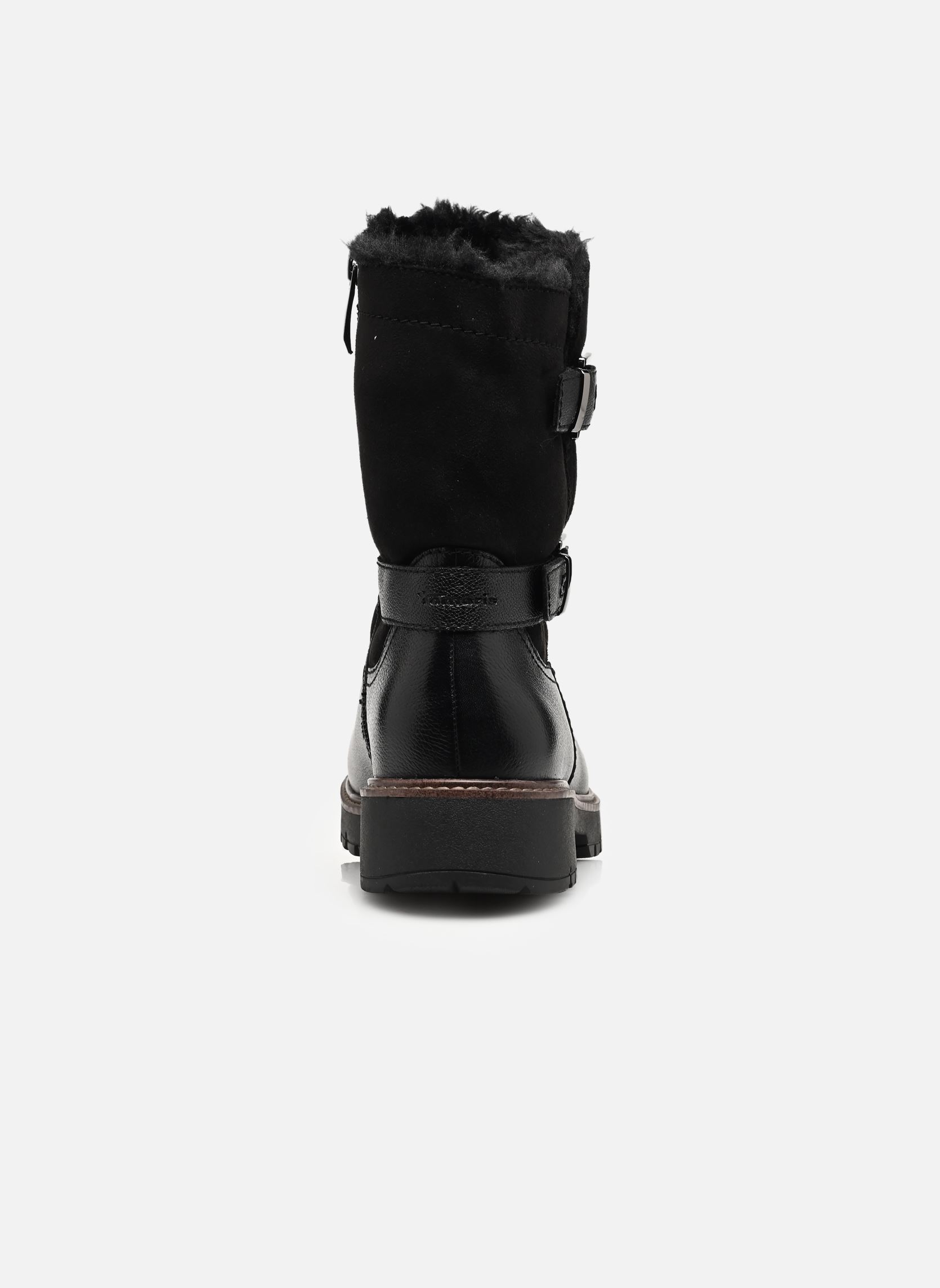 Gevoerde enkellaarsjes 26820-45 dames zwart Tamaris Gevoerde enkellaarsjes 26820-45 dames zwart BLACK