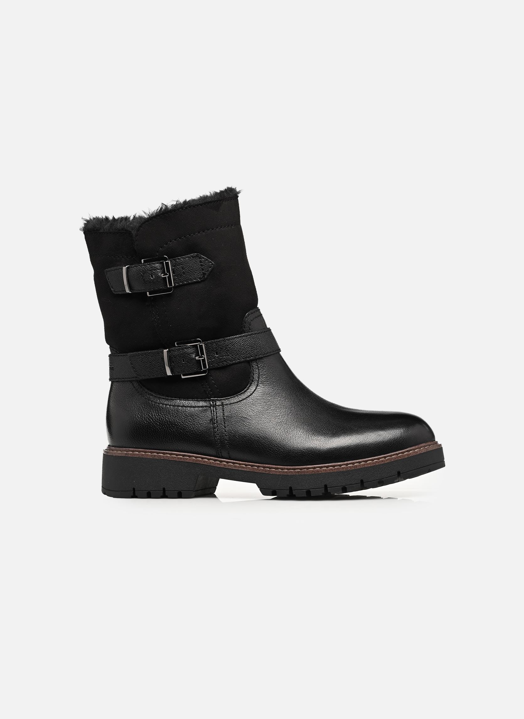 Gevoerde enkellaarsjes 26820-45 dames zwart Tamaris Gevoerde enkellaarsjes 26820-45 dames zwart BLACK
