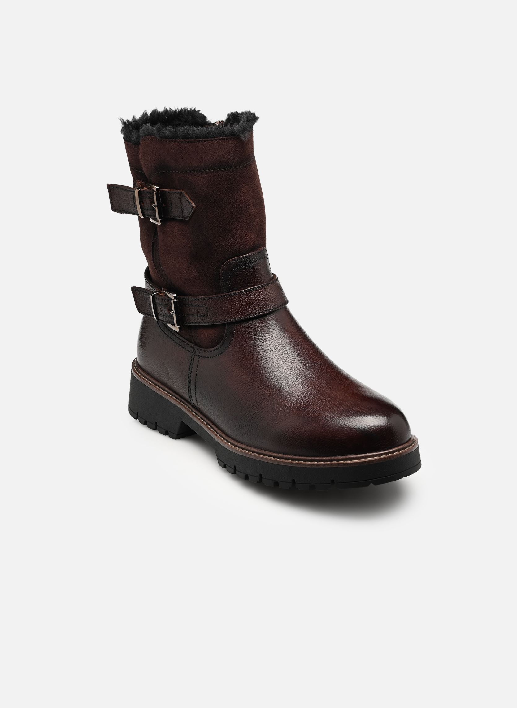 Bottines fourrées 26820-45 femme marron Tamaris Bottines fourrées 26820-45 femme marron MOCCA