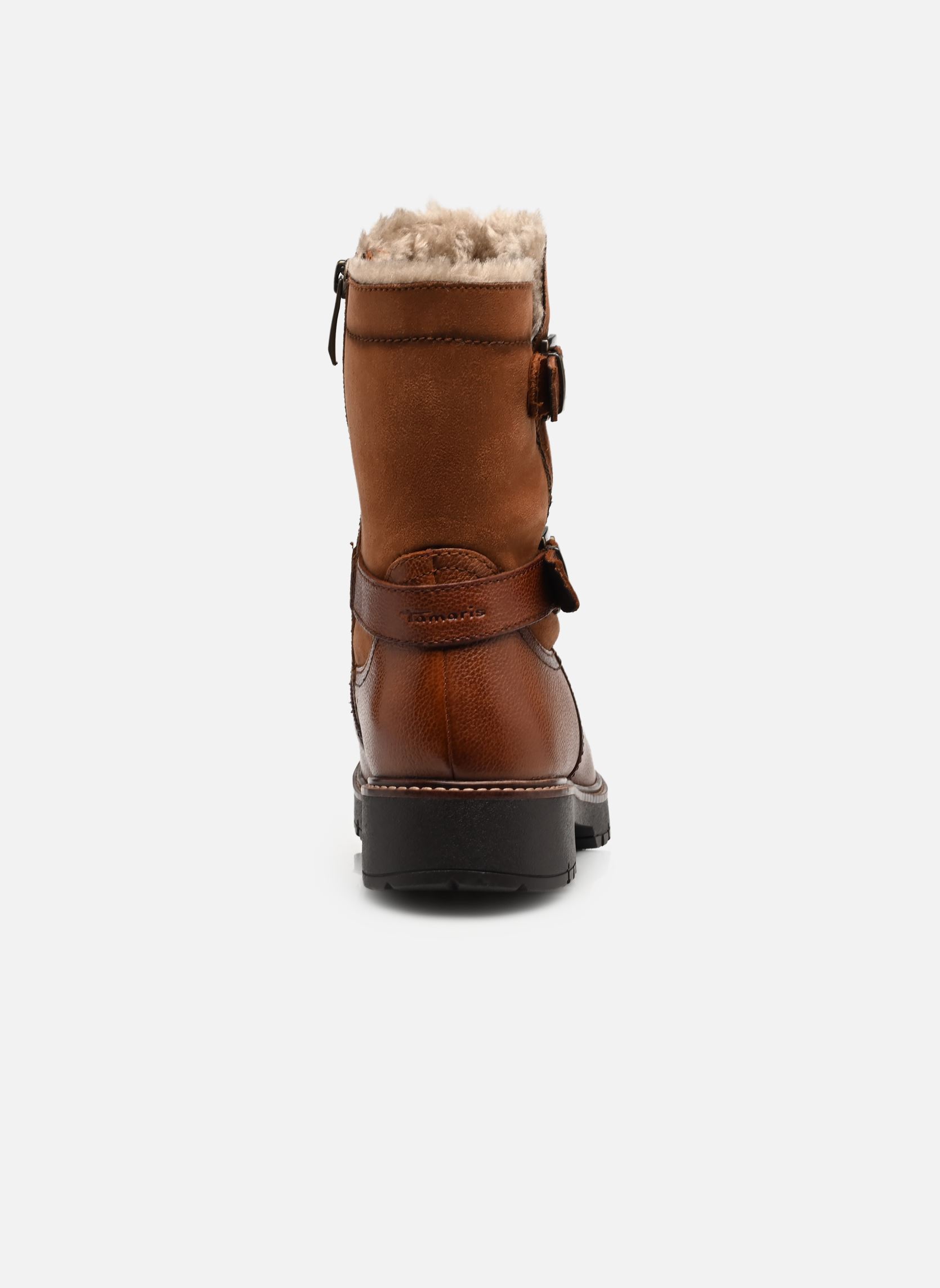 Botines forrados 26820-45 mujer marrón Tamaris Botines forrados 26820-45 mujer marrón COGNAC