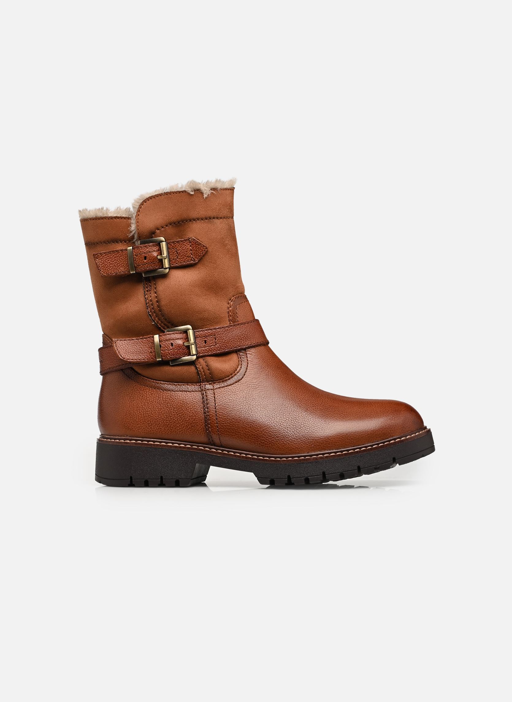 Botines forrados 26820-45 mujer marrón Tamaris Botines forrados 26820-45 mujer marrón COGNAC