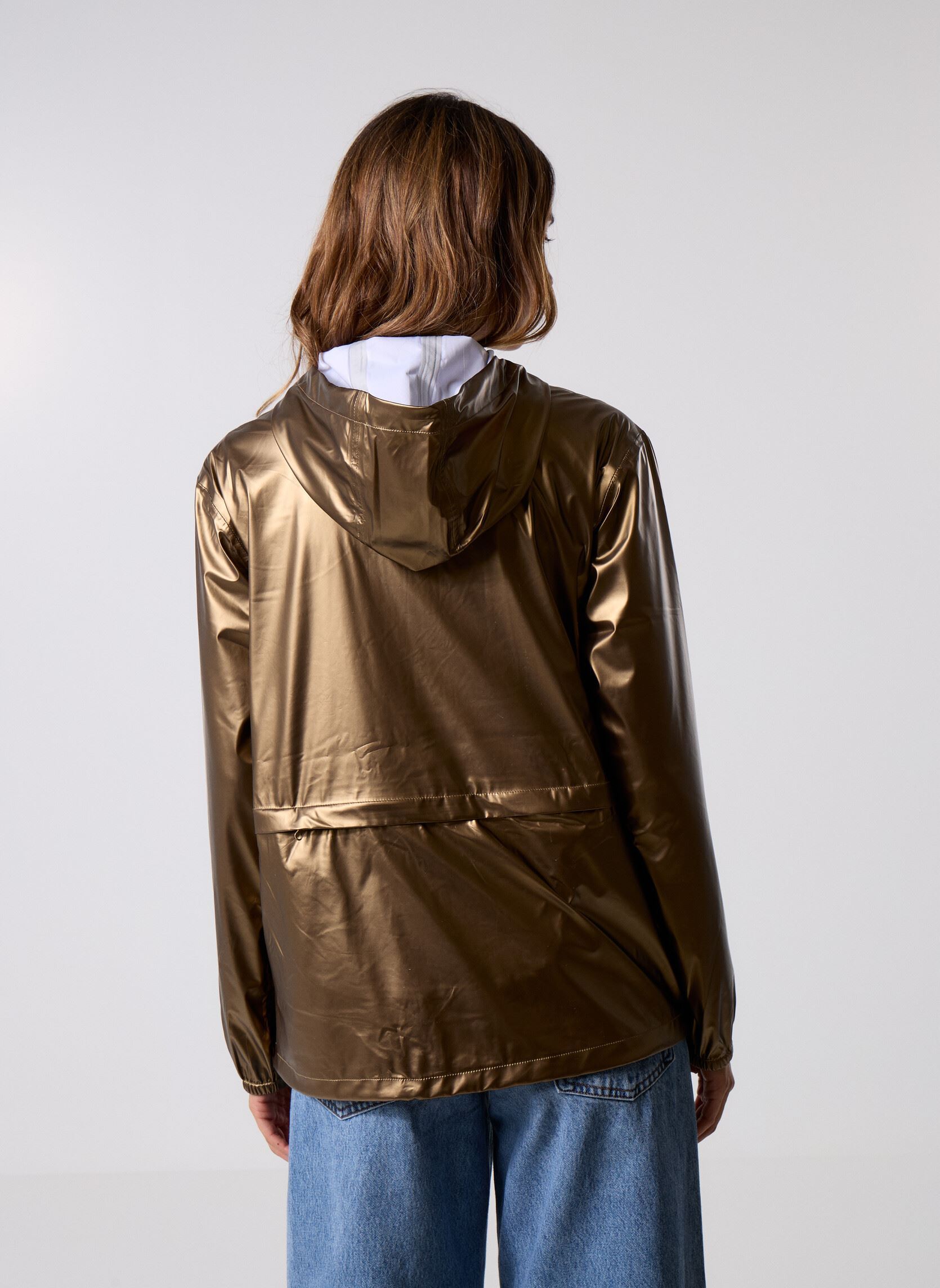 Vestes imperméable Anorak Tech femme or et bronze FLOTTE Vestes imperméable Anorak Tech femme or et bronze Gold