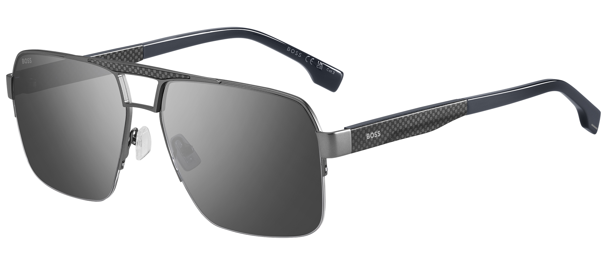 Lunettes de soleil Lunettes de Soleil BOSS 1767/S Dark Ruthenium/Grey homme gris BOSS Lunettes de soleil Lunettes de Soleil BOSS 1767/S Dark Ruthenium/Grey homme gris grey