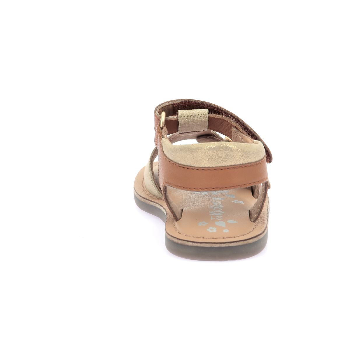 Kickers Bebe Garcon Sandales Fille Kickers Flo - Cuir Véritable