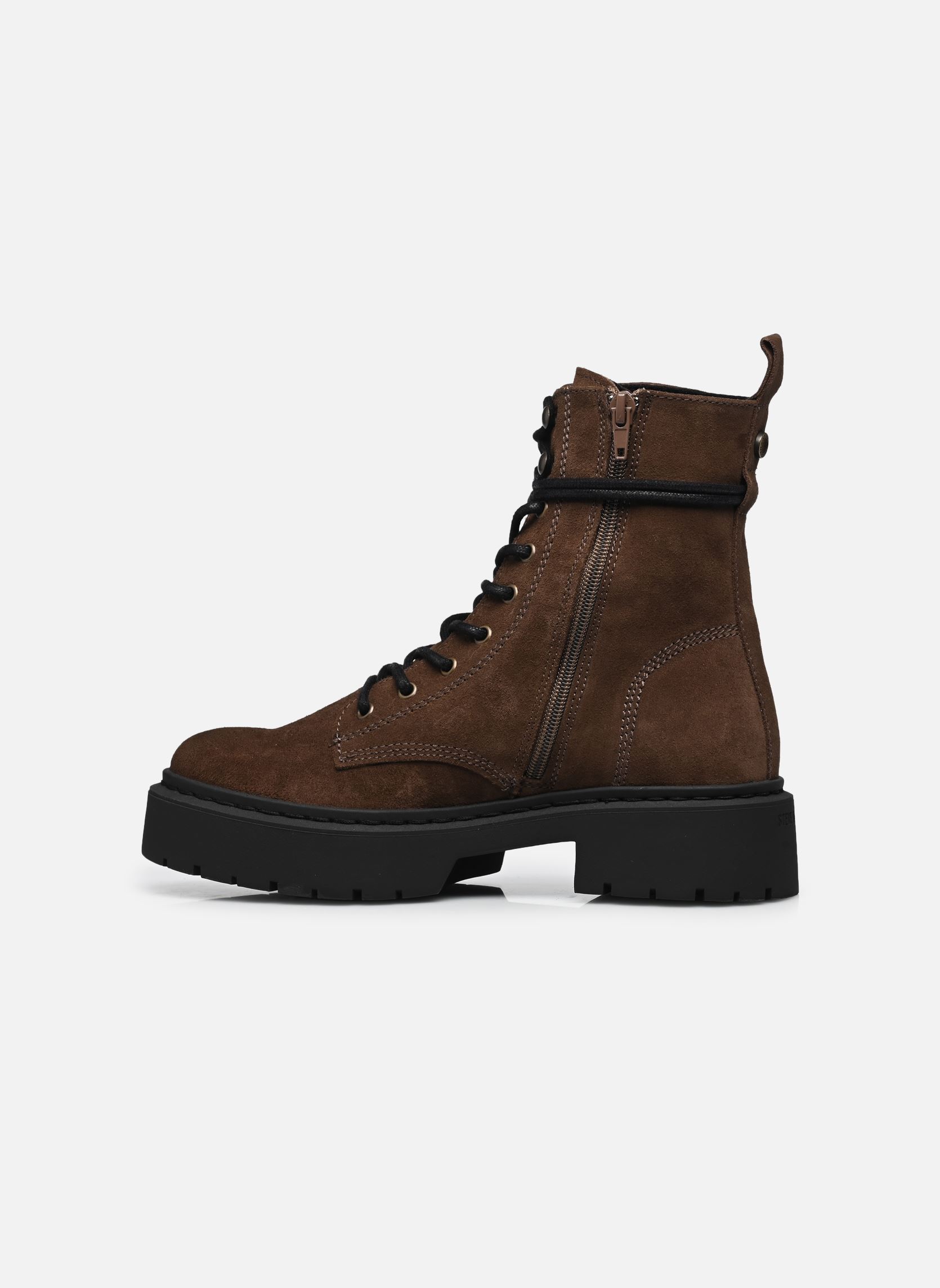 Geschnürte Stiefeletten Gusto damen braun Steve Madden Geschnürte Stiefeletten Gusto damen braun Brown Suede
