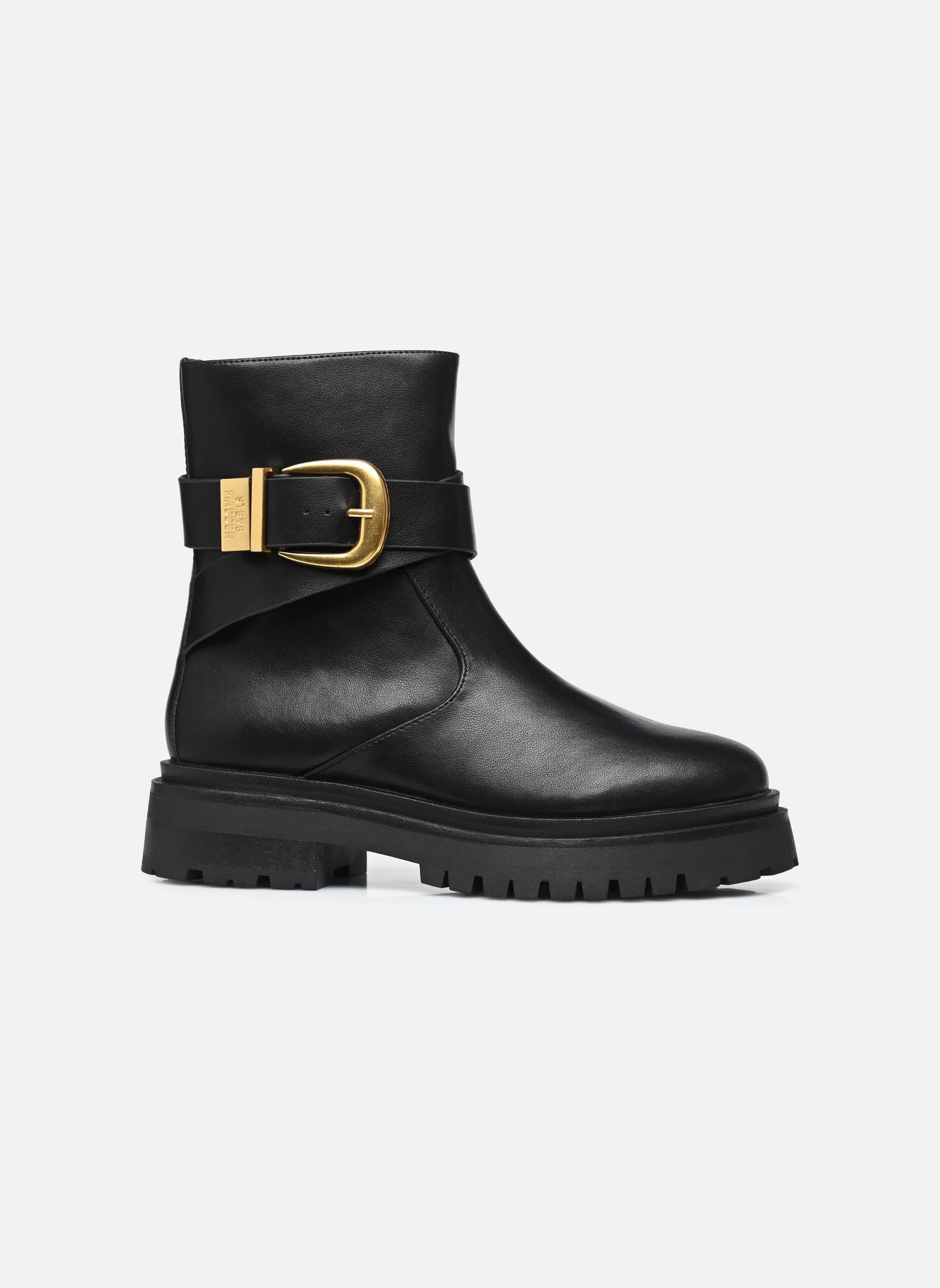 Bottines et boots Lexs femme noir Steve Madden Bottines et boots Lexs femme noir Blk Action Leather
