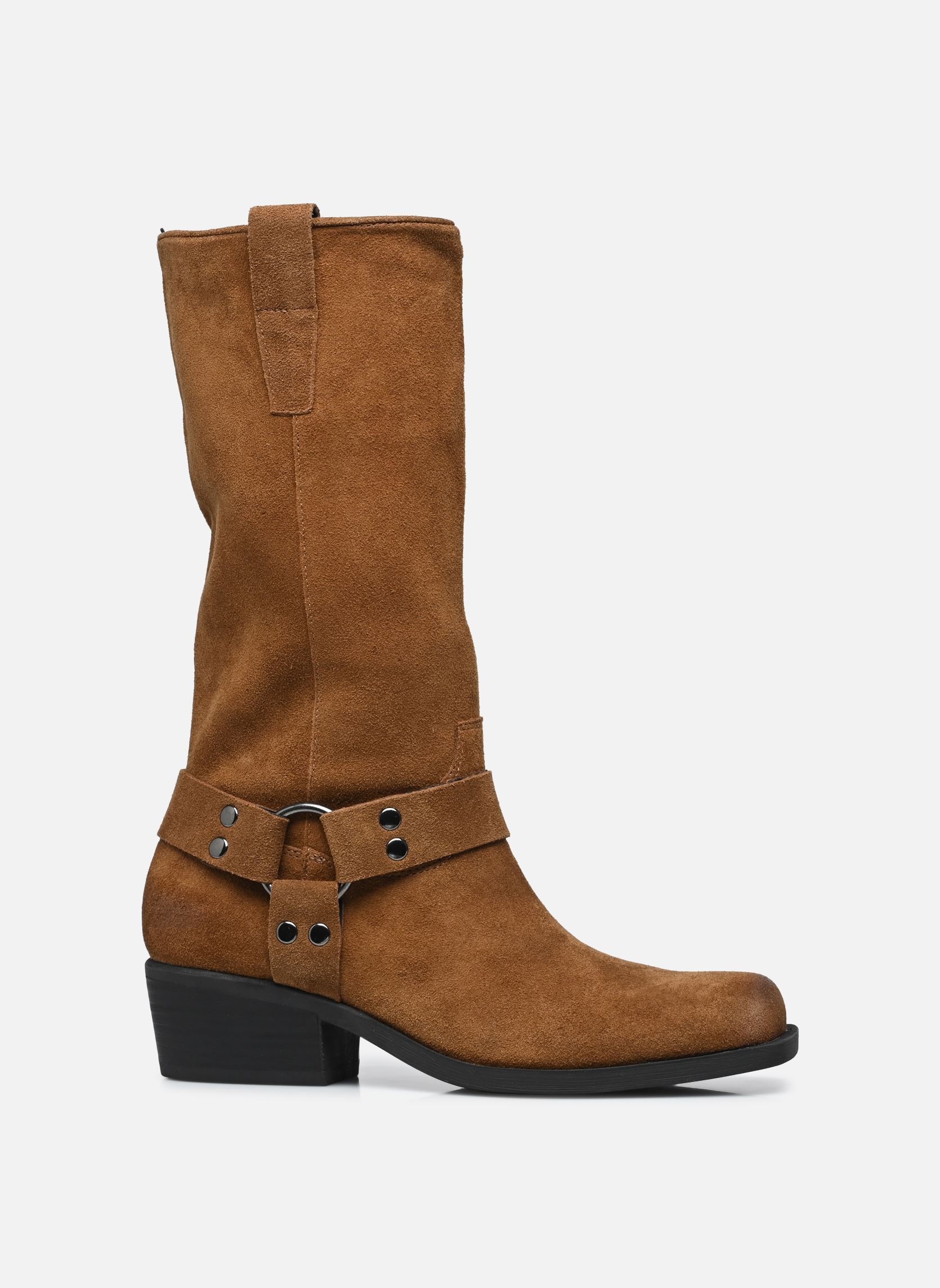 Bottines santiags Ruskin femme marron Steve Madden Bottines santiags Ruskin femme marron Chestnut