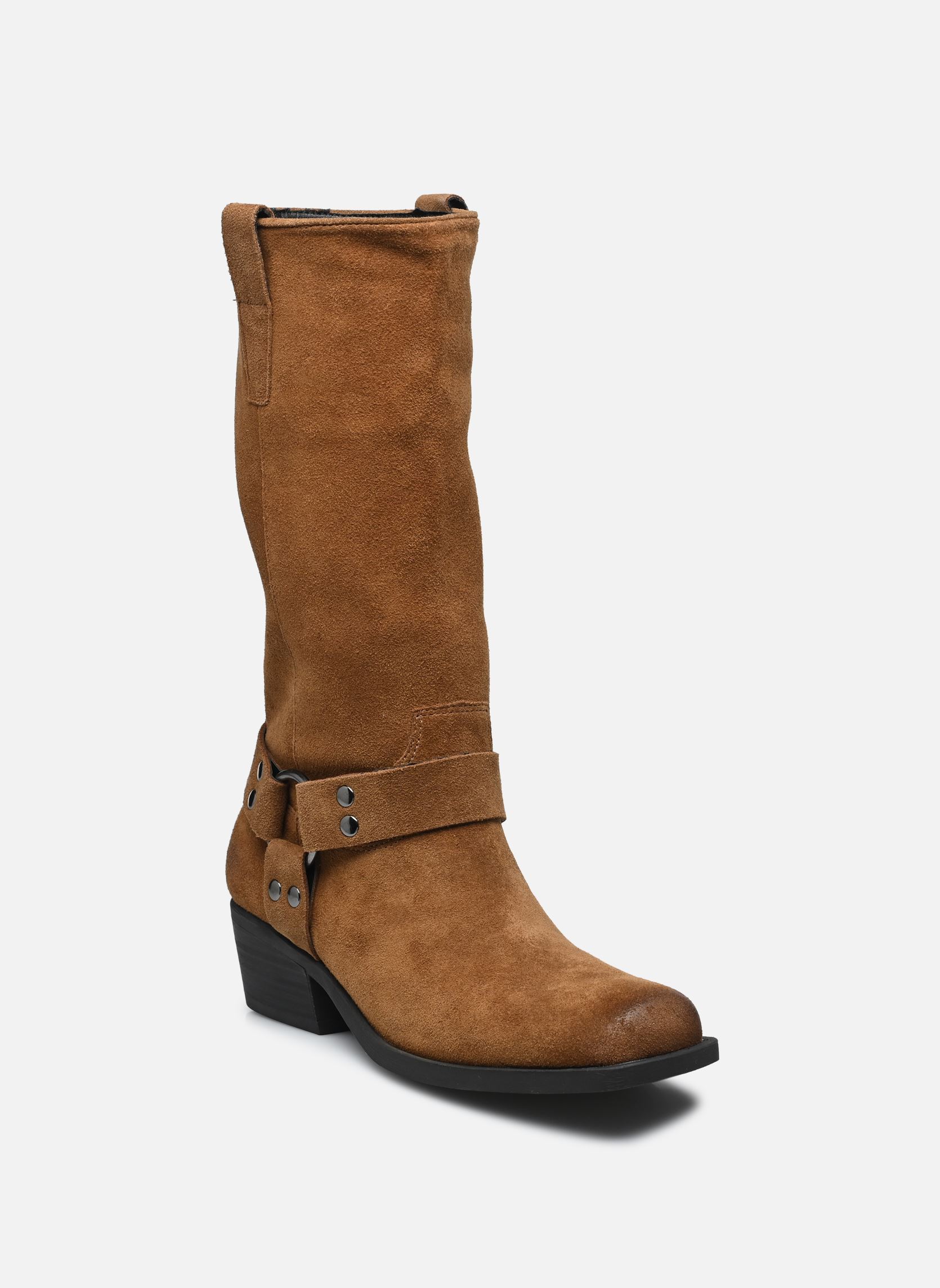 Bottines santiags Ruskin femme marron Steve Madden Bottines santiags Ruskin femme marron Chestnut