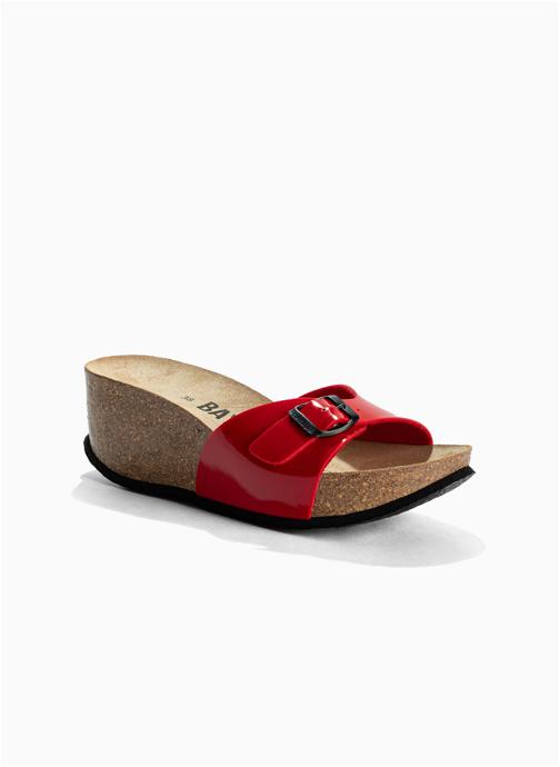 Bayton Mules LUNA femme rouge