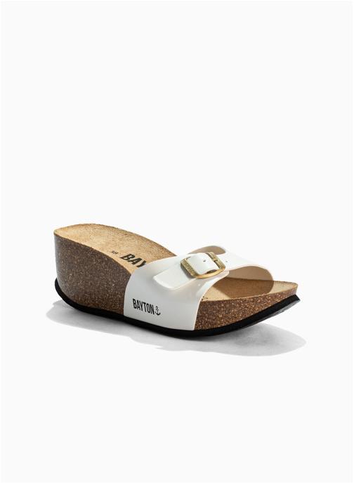 Bayton Mules LUNA femme blanc