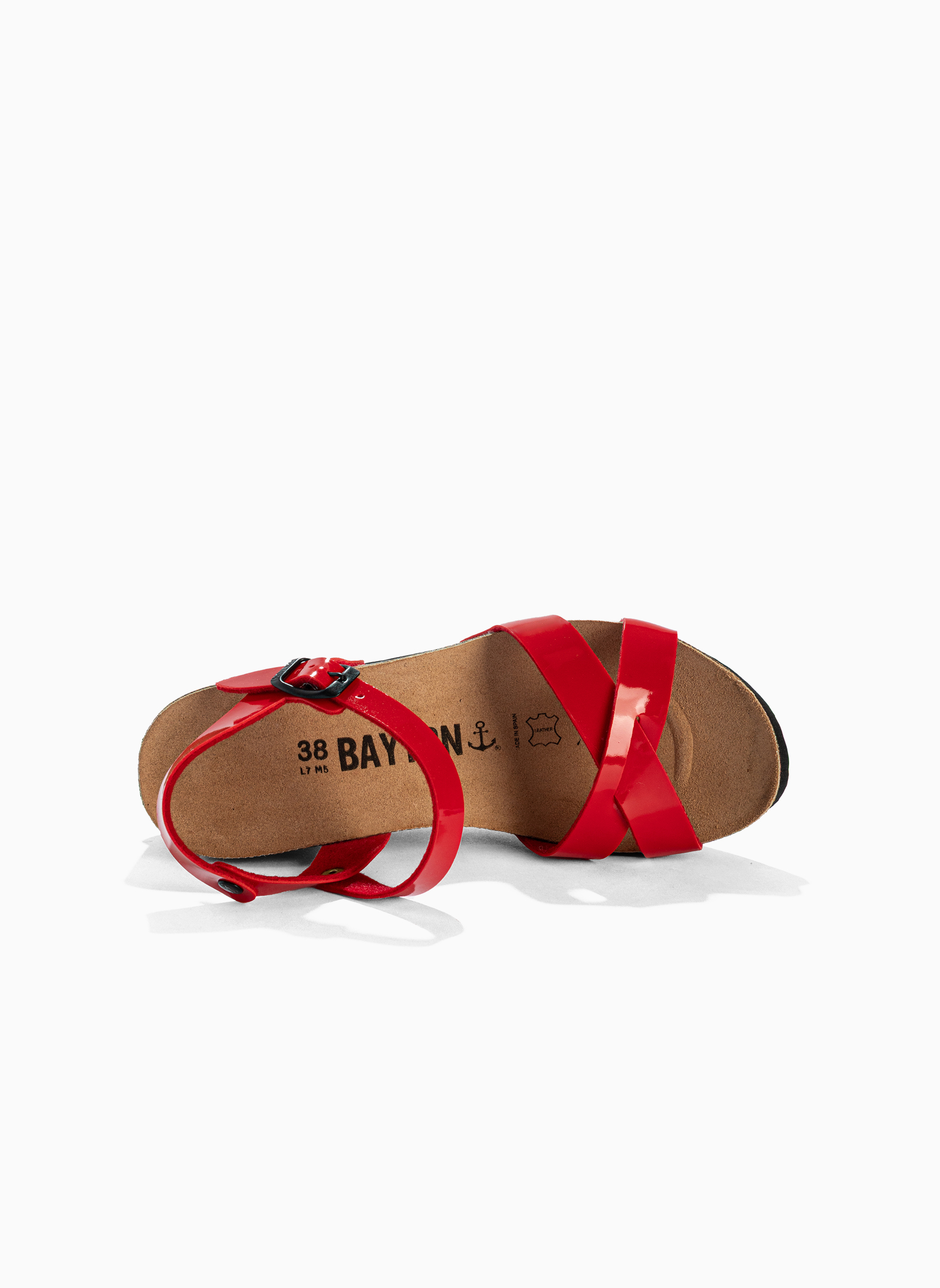 Sandales VENUS femme rouge Bayton Sandales VENUS femme rouge Rouge