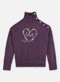 Pulls X60450 fille violet
