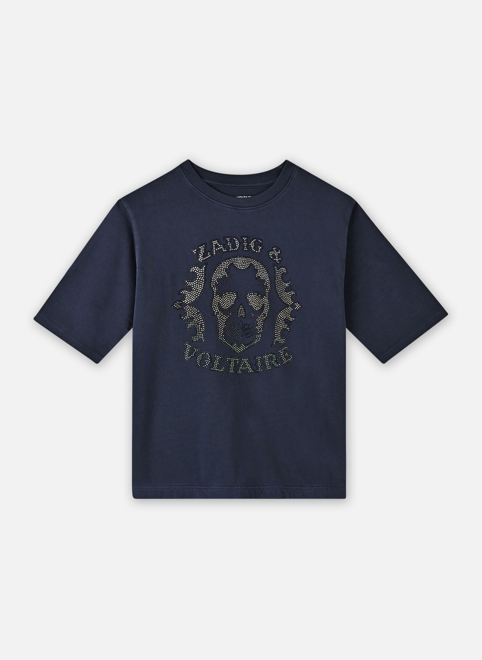Tee-shirts X60460 fille bleu Zadig & Voltaire Tee-shirts X60460 fille bleu NUIT