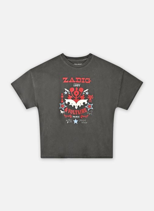 Zadig & Voltaire Tee-shirts manches courtes X60462 fille noir