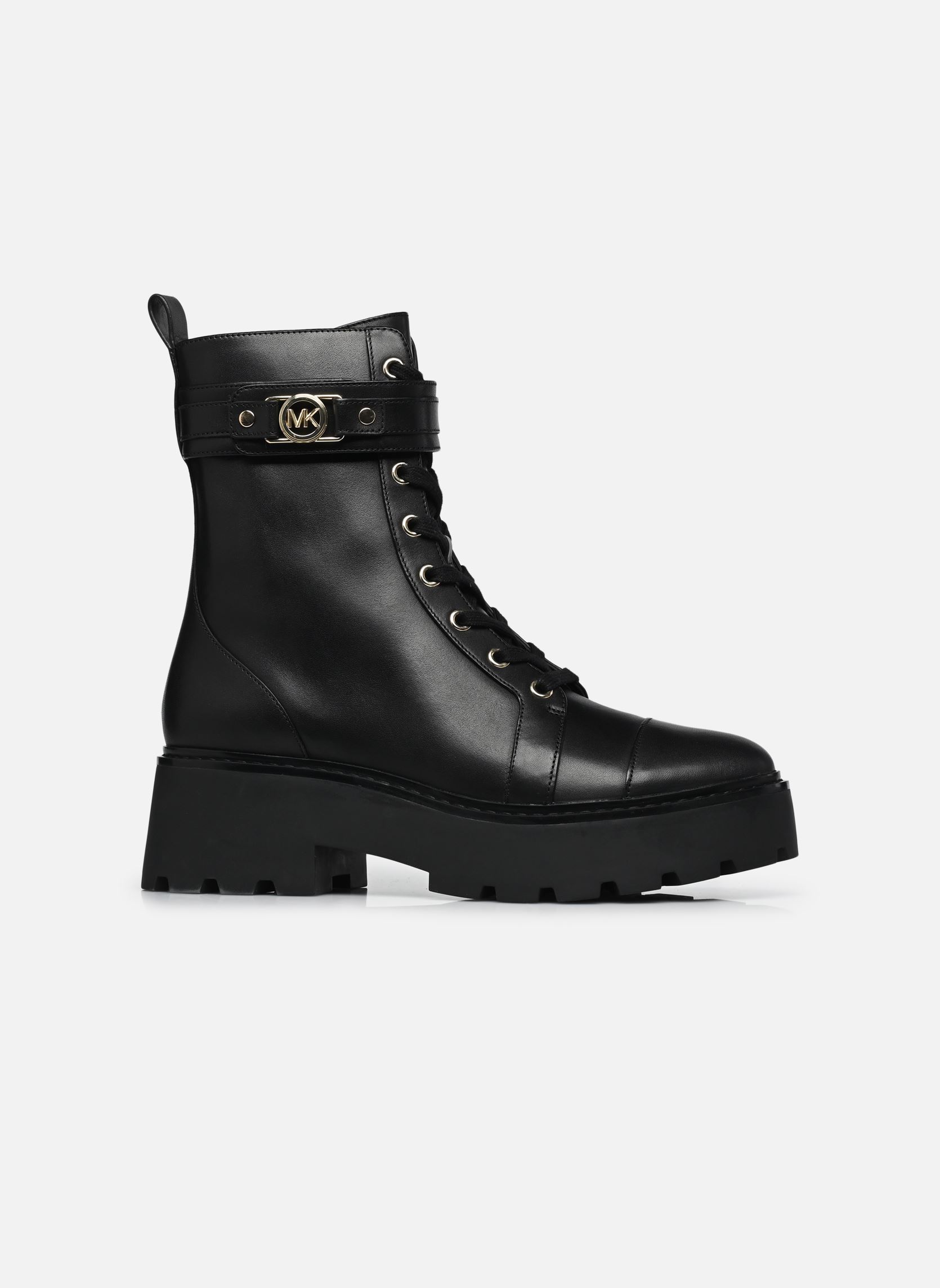Bottines à lacets MANDY LACE UP BOOTIE femme noir Michael Michael Kors Bottines à lacets MANDY LACE UP BOOTIE femme noir Black