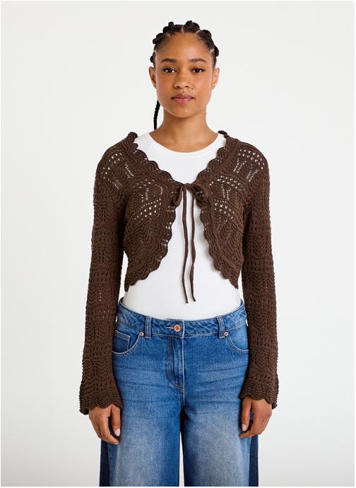 Cache Cache Gilets OASISBOLERO femme marron