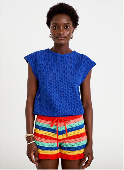 Cache Cache Tee-shirts DCROCH femme bleu