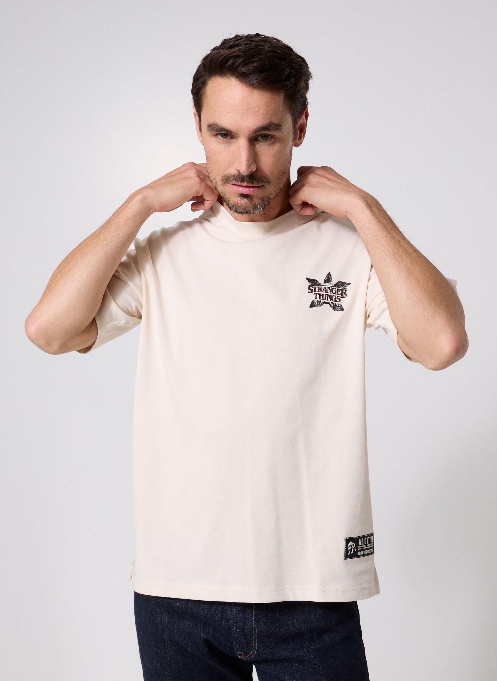 T-shirts met korte mouwen Demodog Tee - Stranger Things M heren wit Palladium T-shirts met korte mouwen Demodog Tee - Stranger Things M heren wit CREAM WHITE