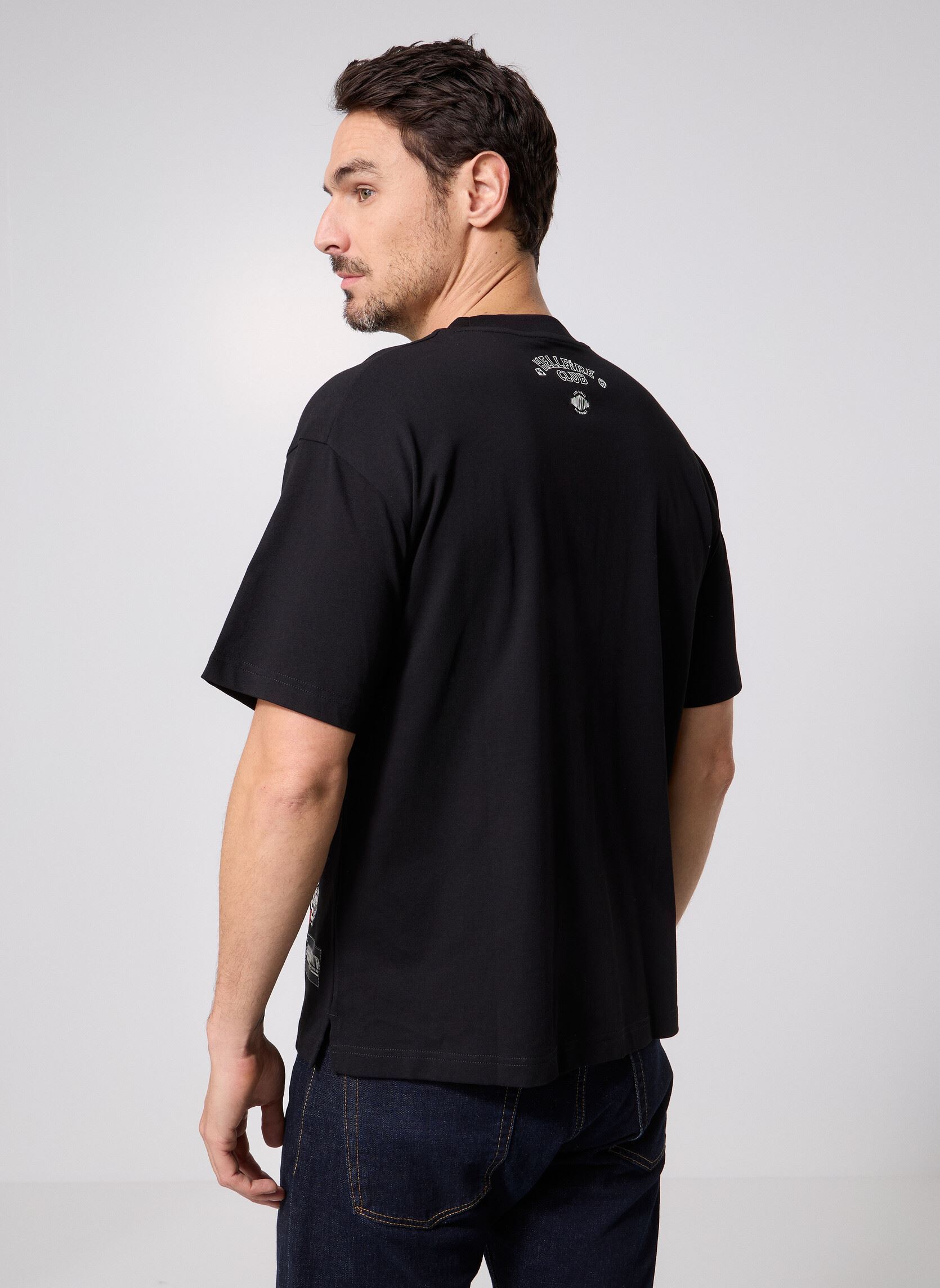 Tee-shirts manches courtes Hell Fire Tee - Stranger Things M homme noir Palladium Tee-shirts manches courtes Hell Fire Tee - Stranger Things M homme noir BLACK