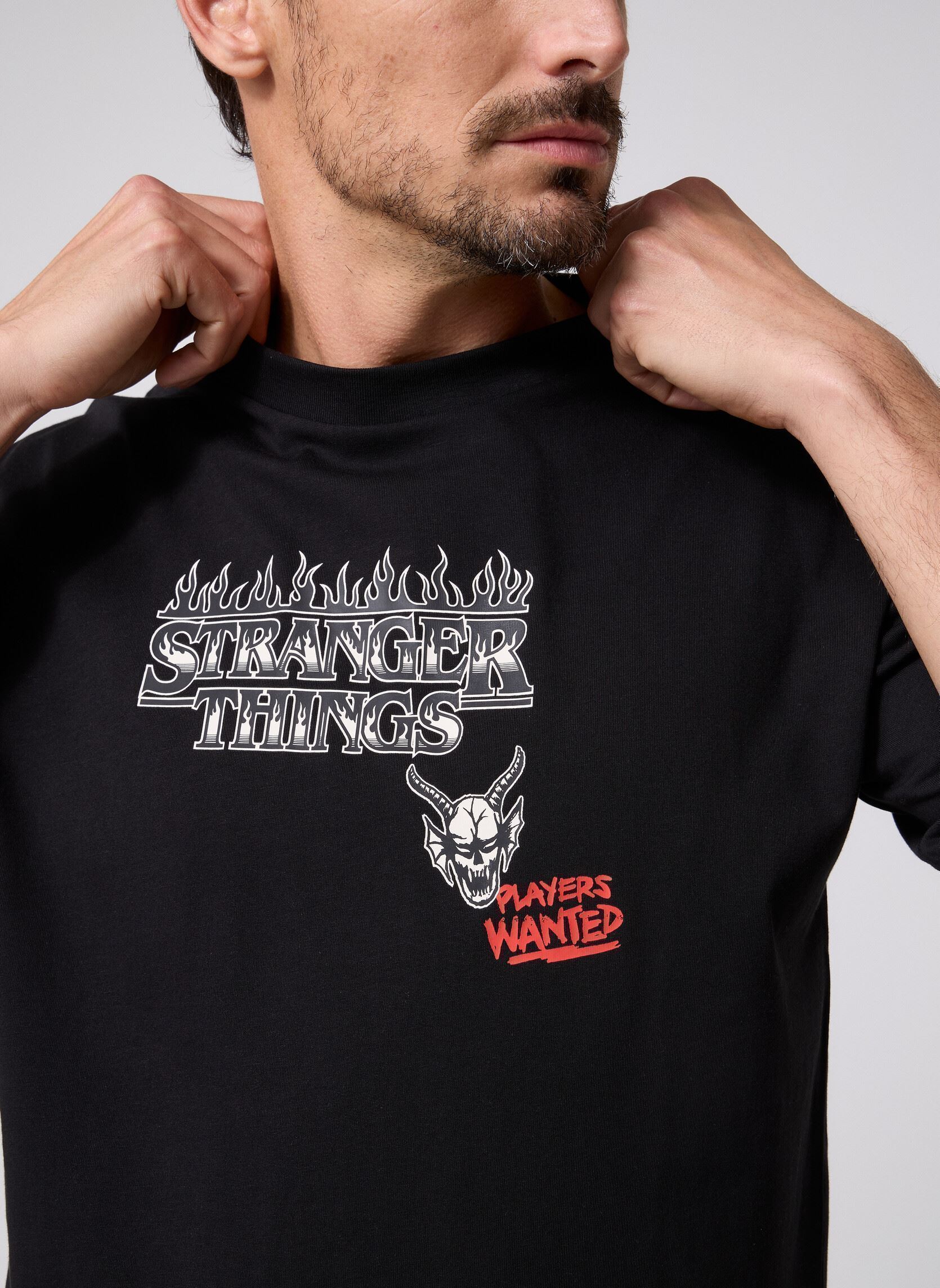 Tee-shirts manches courtes Hell Fire Tee - Stranger Things M homme noir Palladium Tee-shirts manches courtes Hell Fire Tee - Stranger Things M homme noir BLACK