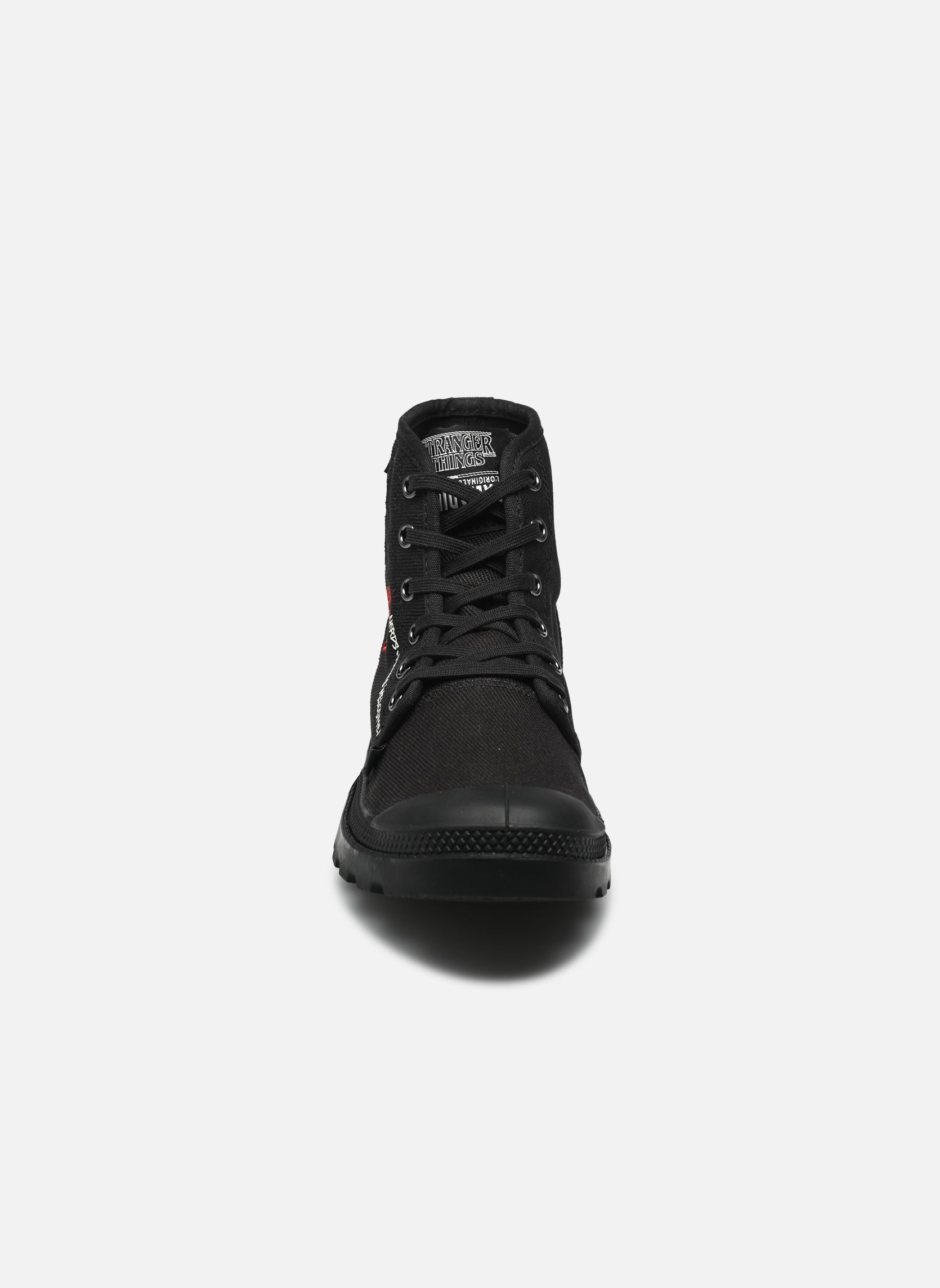 Geschnürte Stiefeletten Pampa Hellfire - Stranger Things schwarz Palladium Geschnürte Stiefeletten Pampa Hellfire - Stranger Things schwarz All black