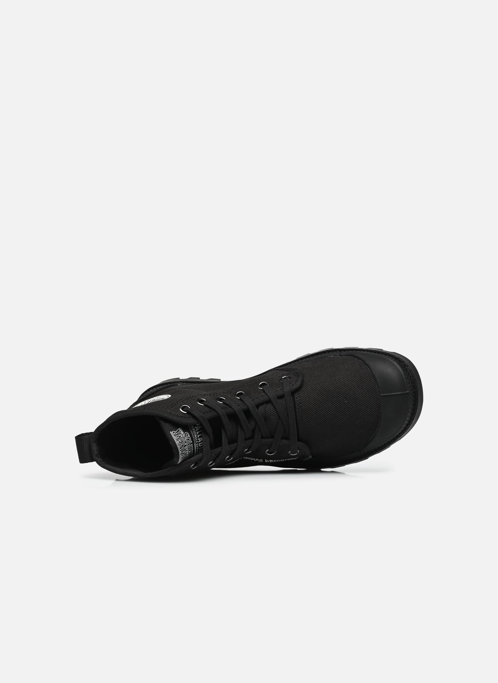 Geschnürte Stiefeletten Pampa Hellfire - Stranger Things schwarz Palladium Geschnürte Stiefeletten Pampa Hellfire - Stranger Things schwarz All black