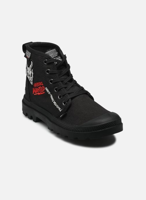 Palladium Geschnürte Stiefeletten Pampa Hellfire - Stranger Things damen schwarz